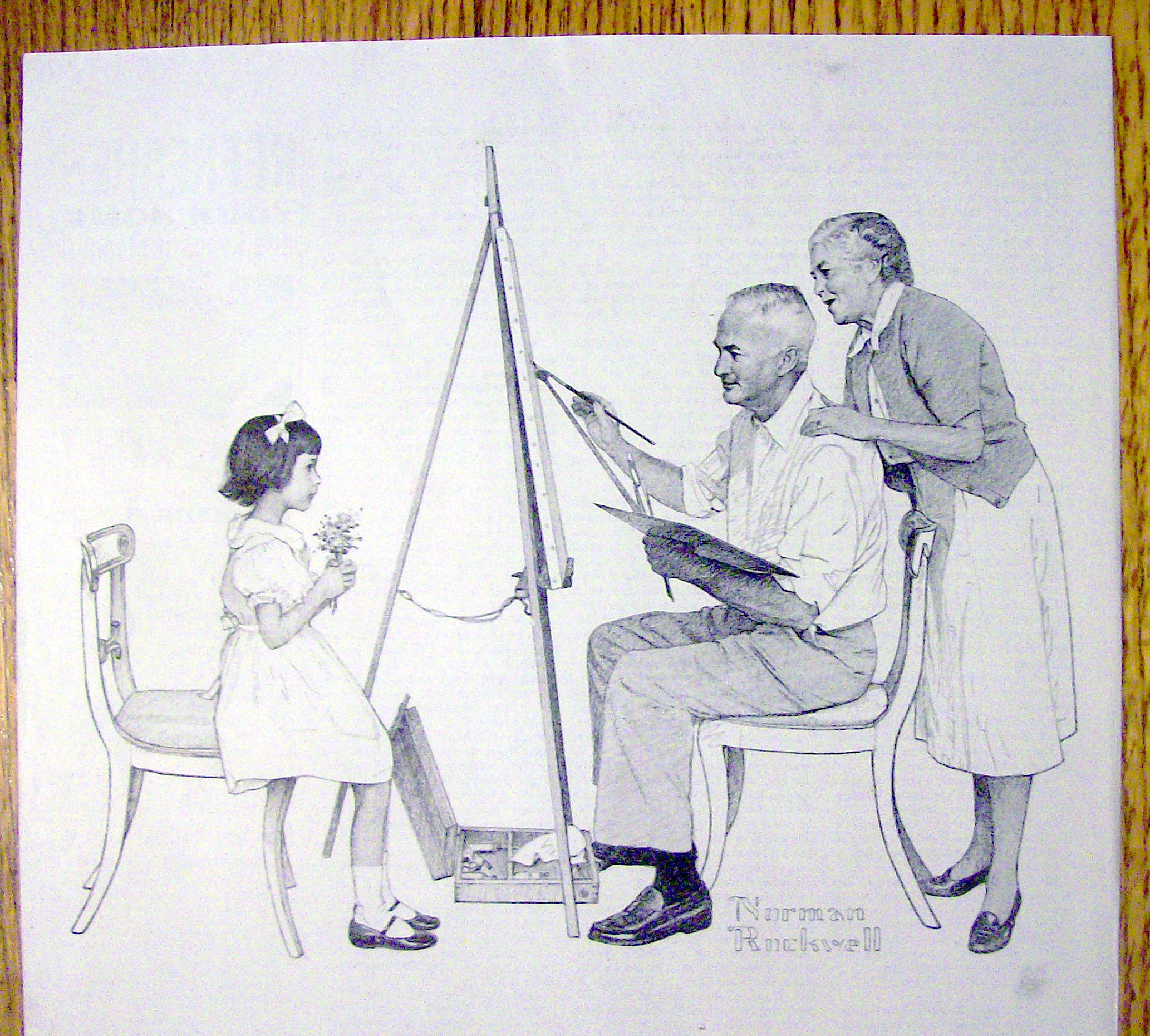 1959 Massachusetts Mutual Life Ins by Norman Rockwell
