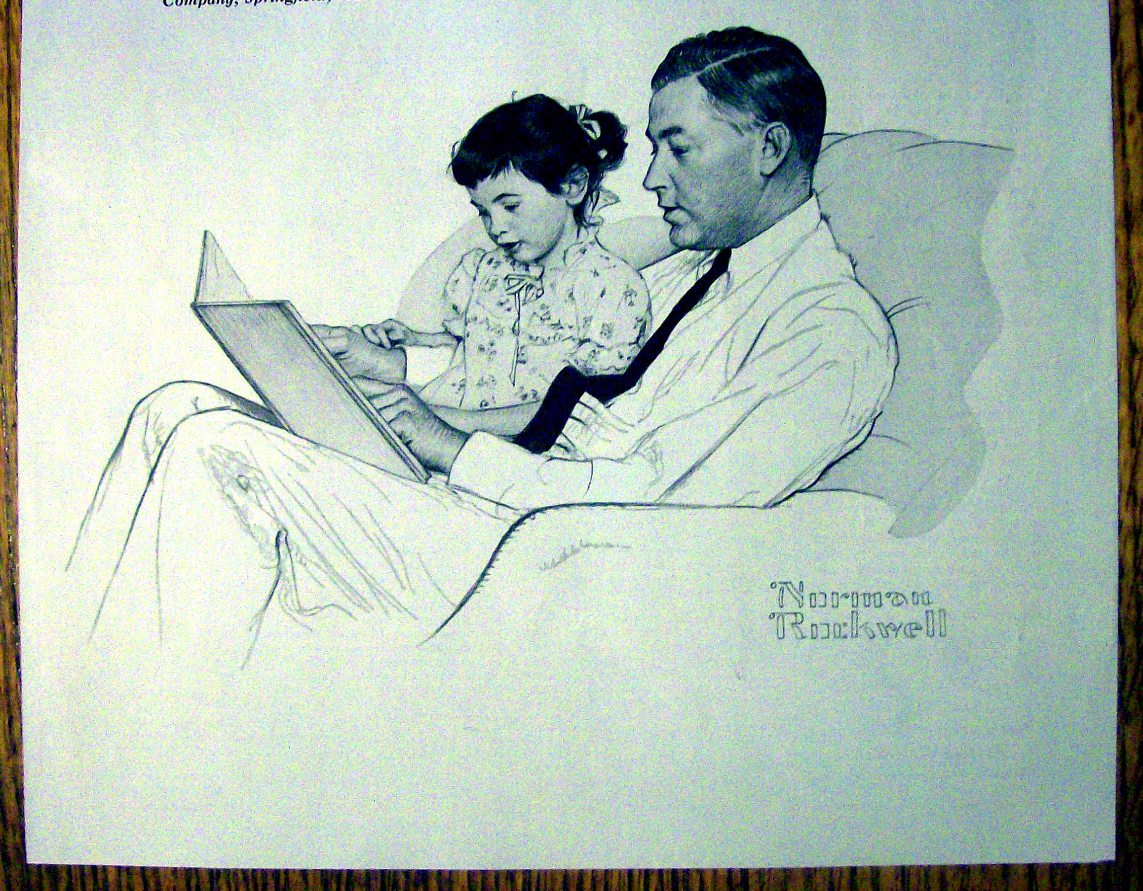 1953 Massachusetts Mutual Life Ins by Norman Rockwell