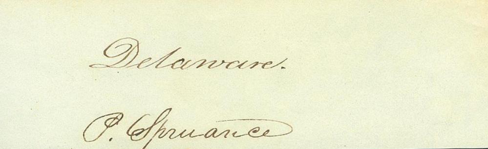 Autograph, Presley Spruance