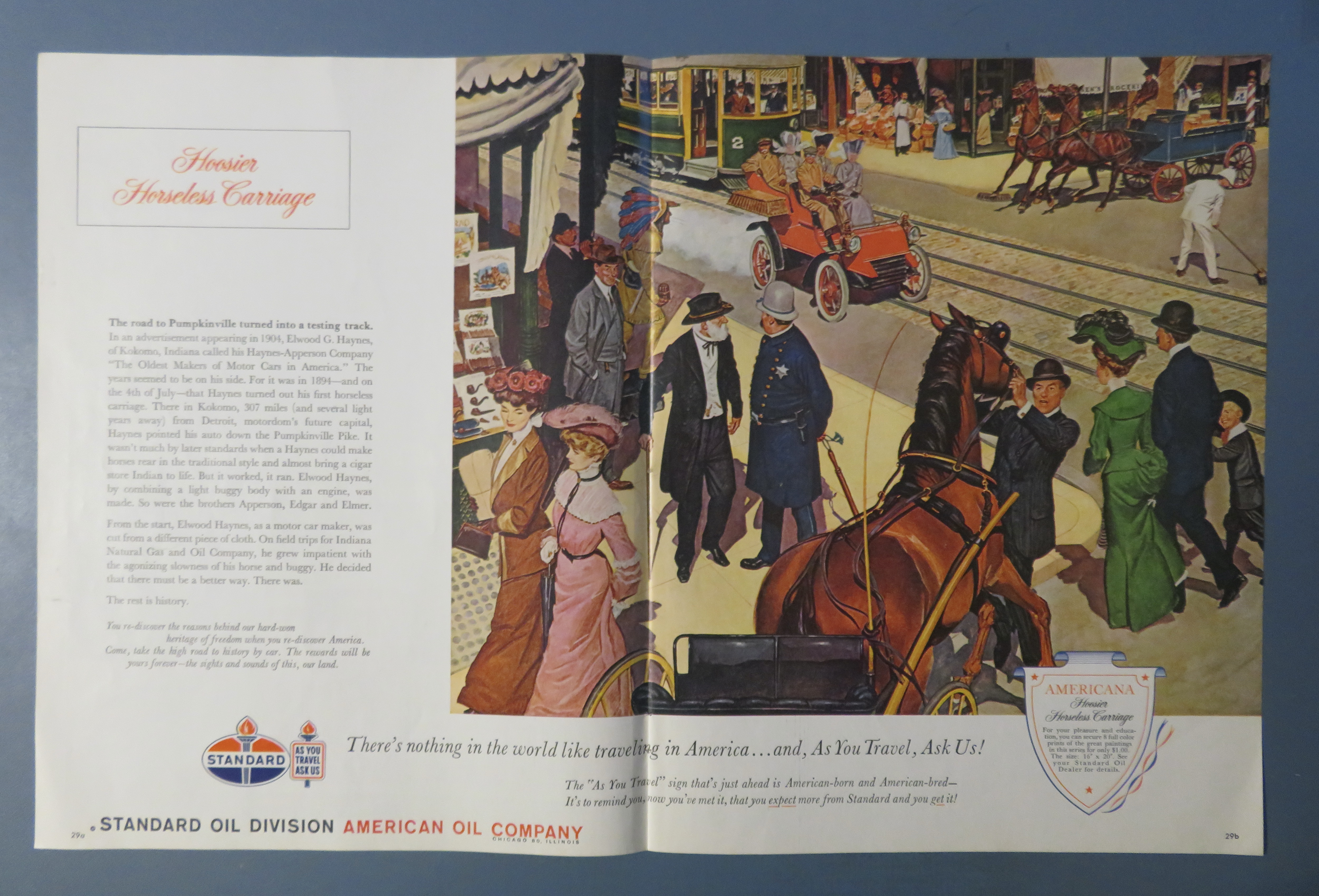 1962 Standard Oil Company w/ Hoosier Horseless Carriage