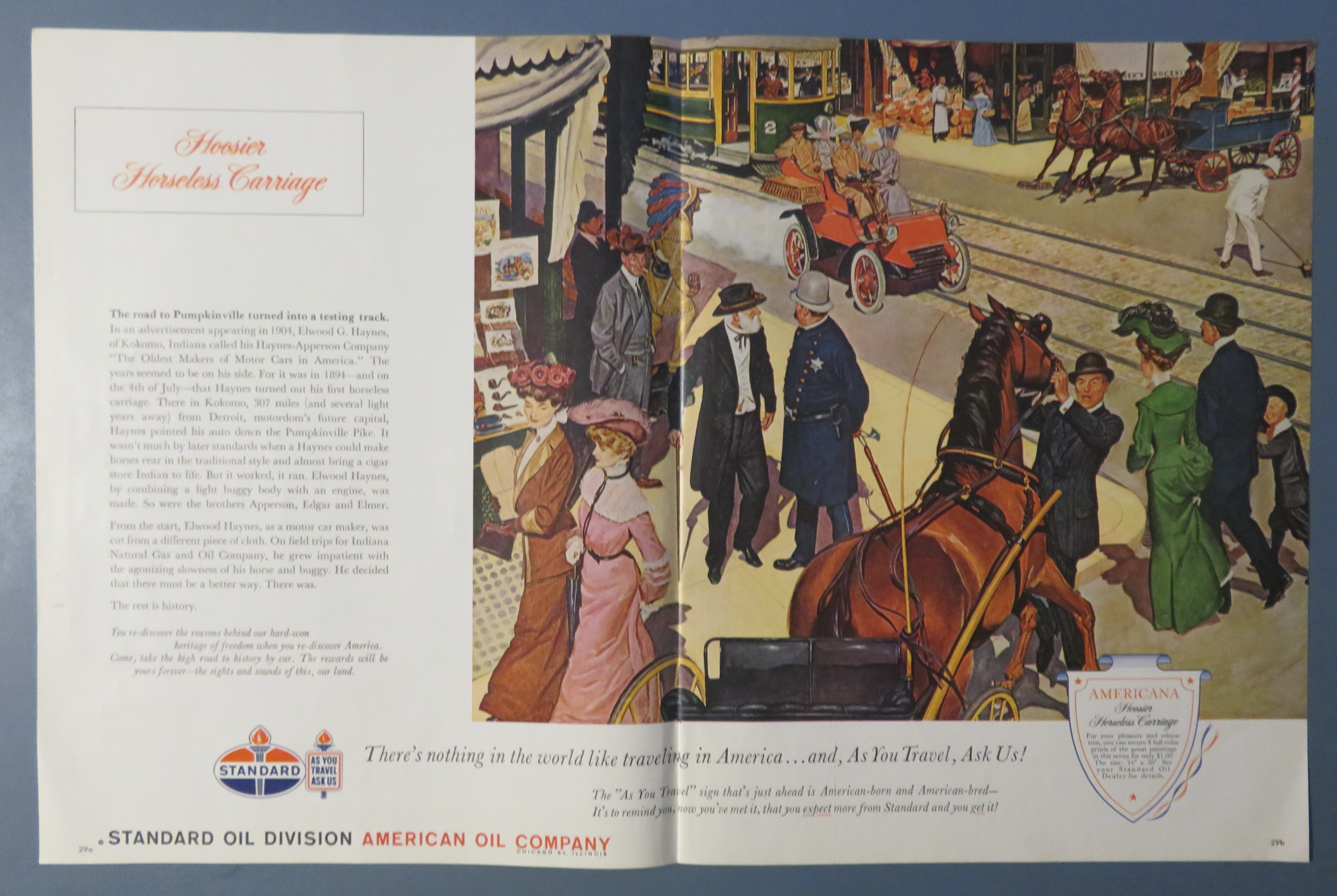 1962 Standard Oil Company w/ Hoosier Horseless Carriage