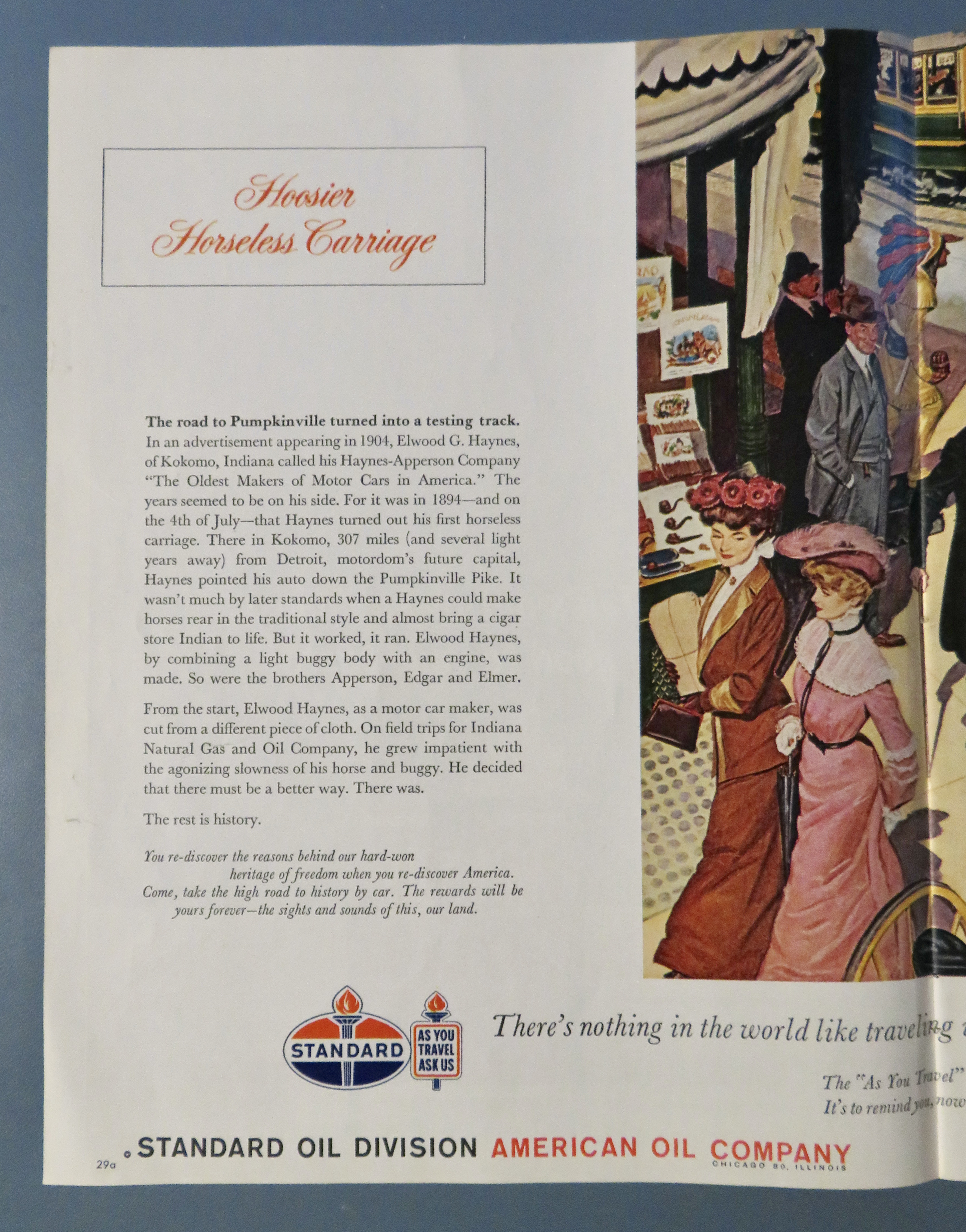 1962 Standard Oil Company w/ Hoosier Horseless Carriage