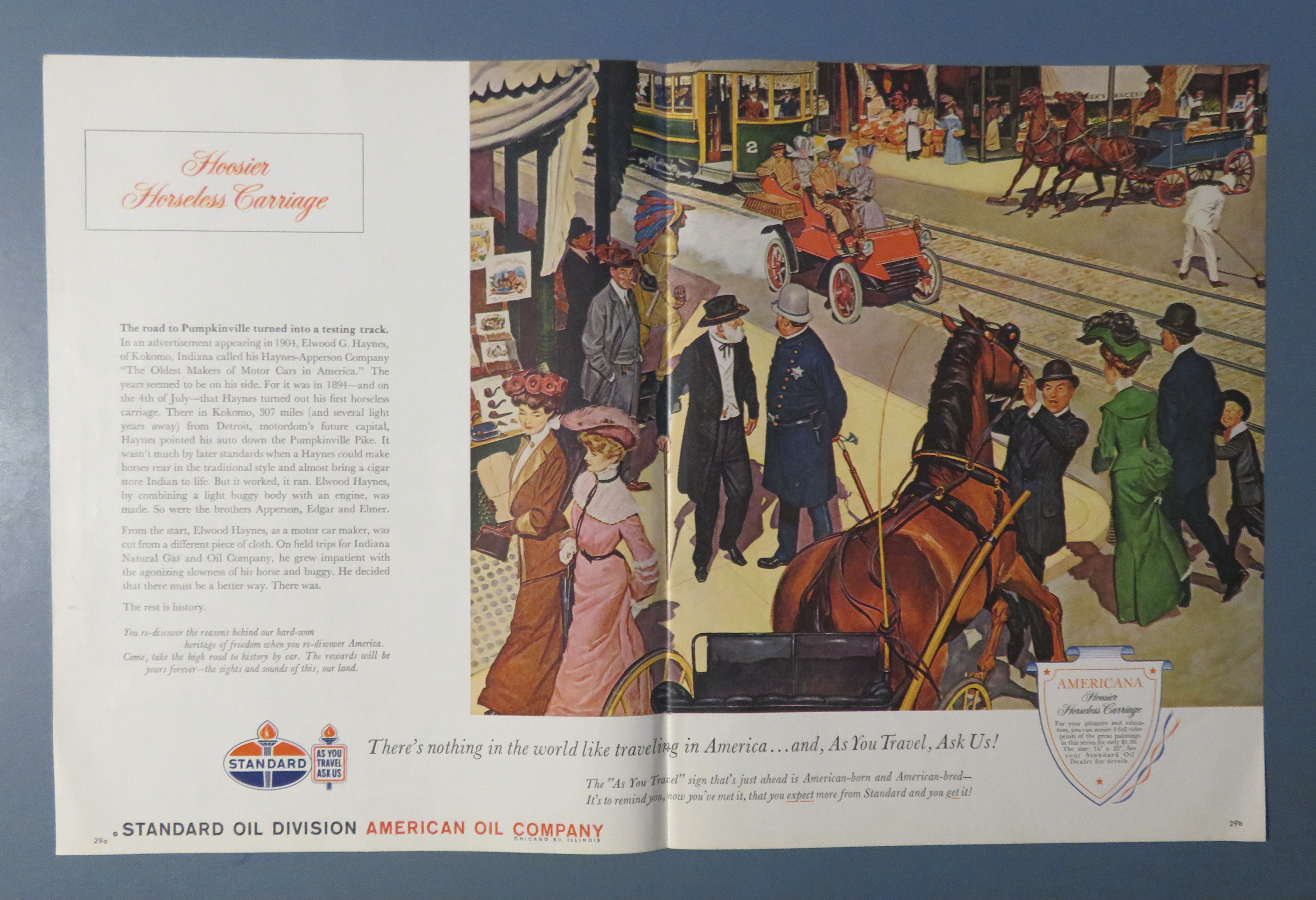 1962 Standard Oil Company w/ Hoosier Horseless Carriage