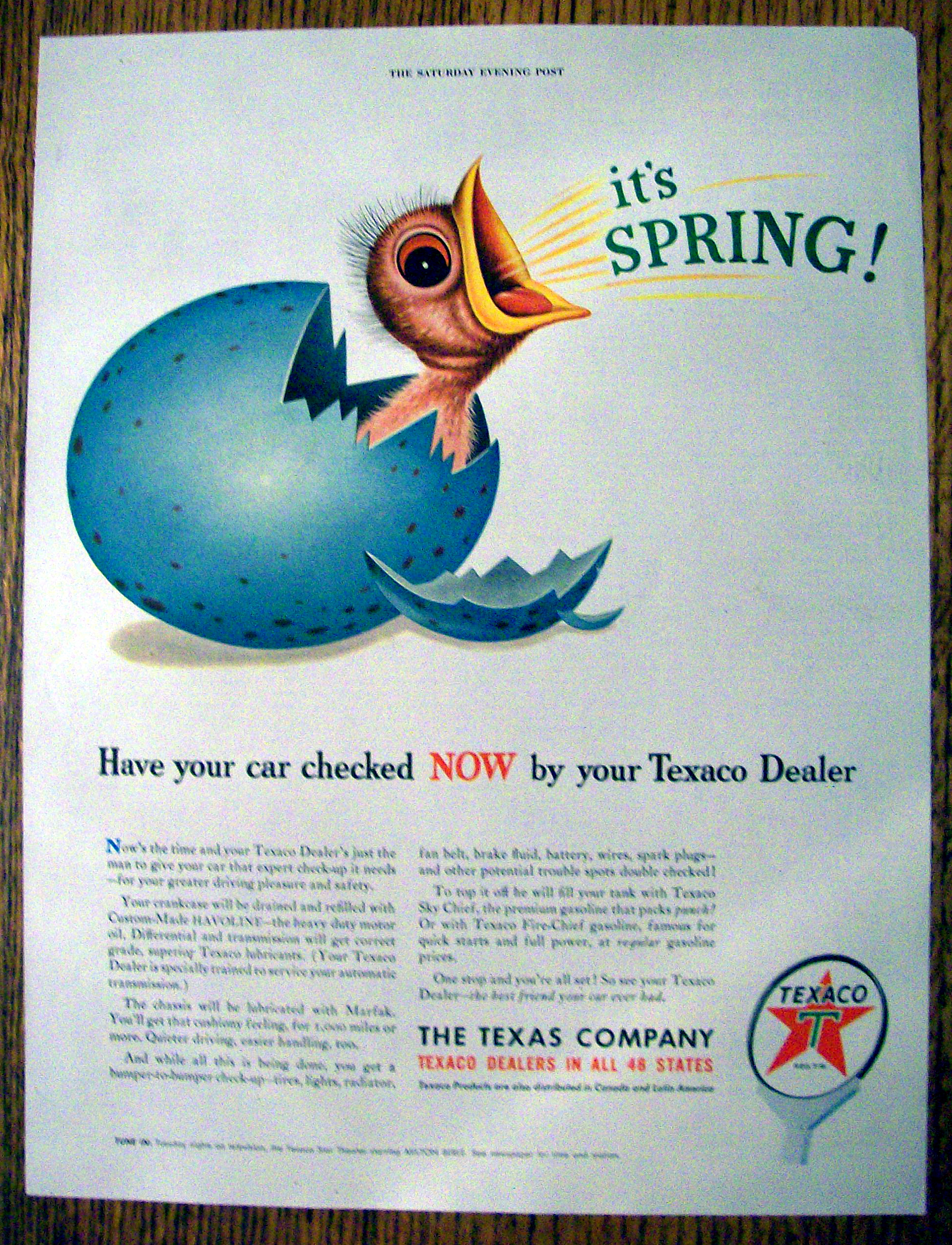 Vintage Ad: 1953 Texaco