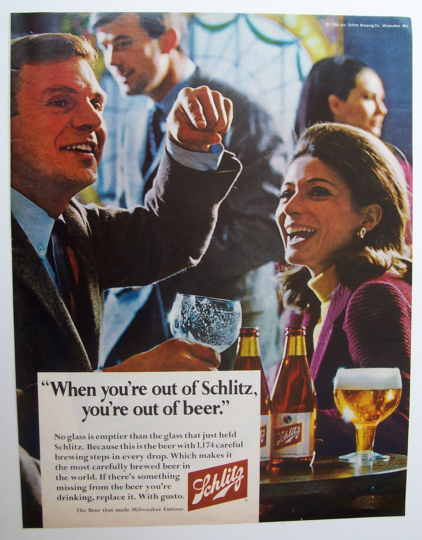 1966  Schlitz  Beer