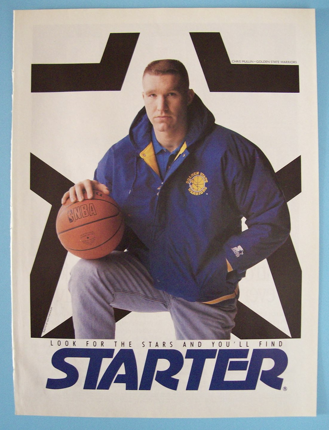 Vintage Ad: 1992 Starter Jackets w/ Chris Mullin