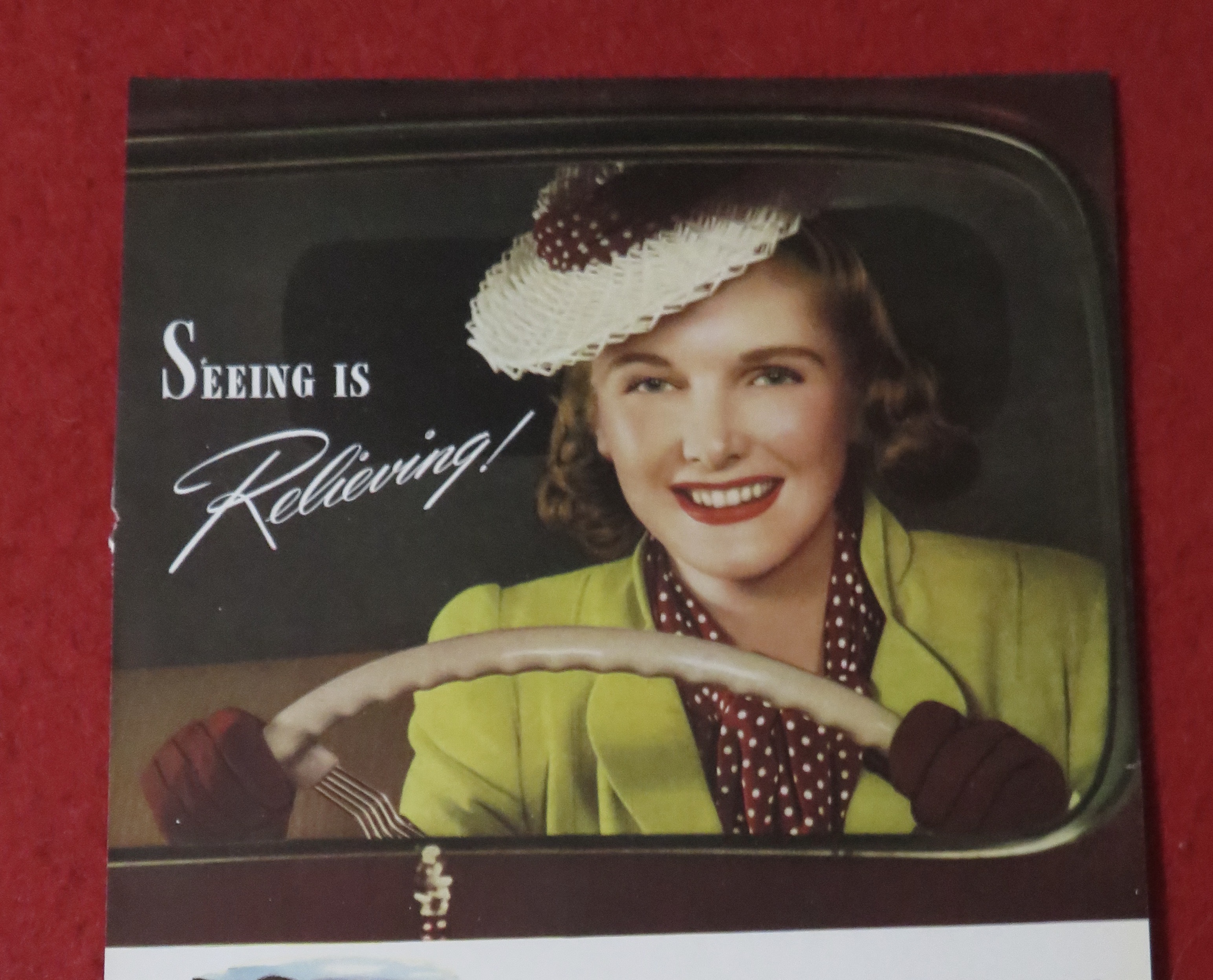 1939 Body By Fisher with Woman Driving