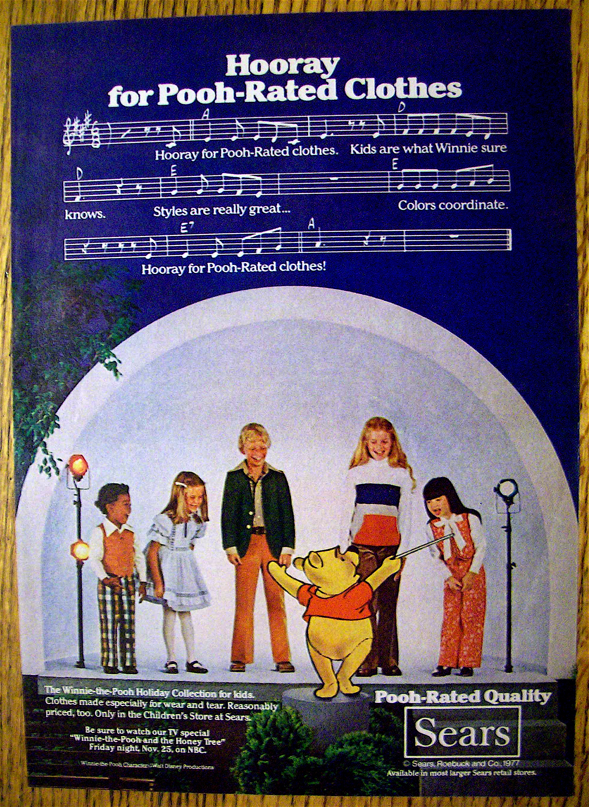 1977 Sears Pooh Rated Clothes with Winnie The Pooh
