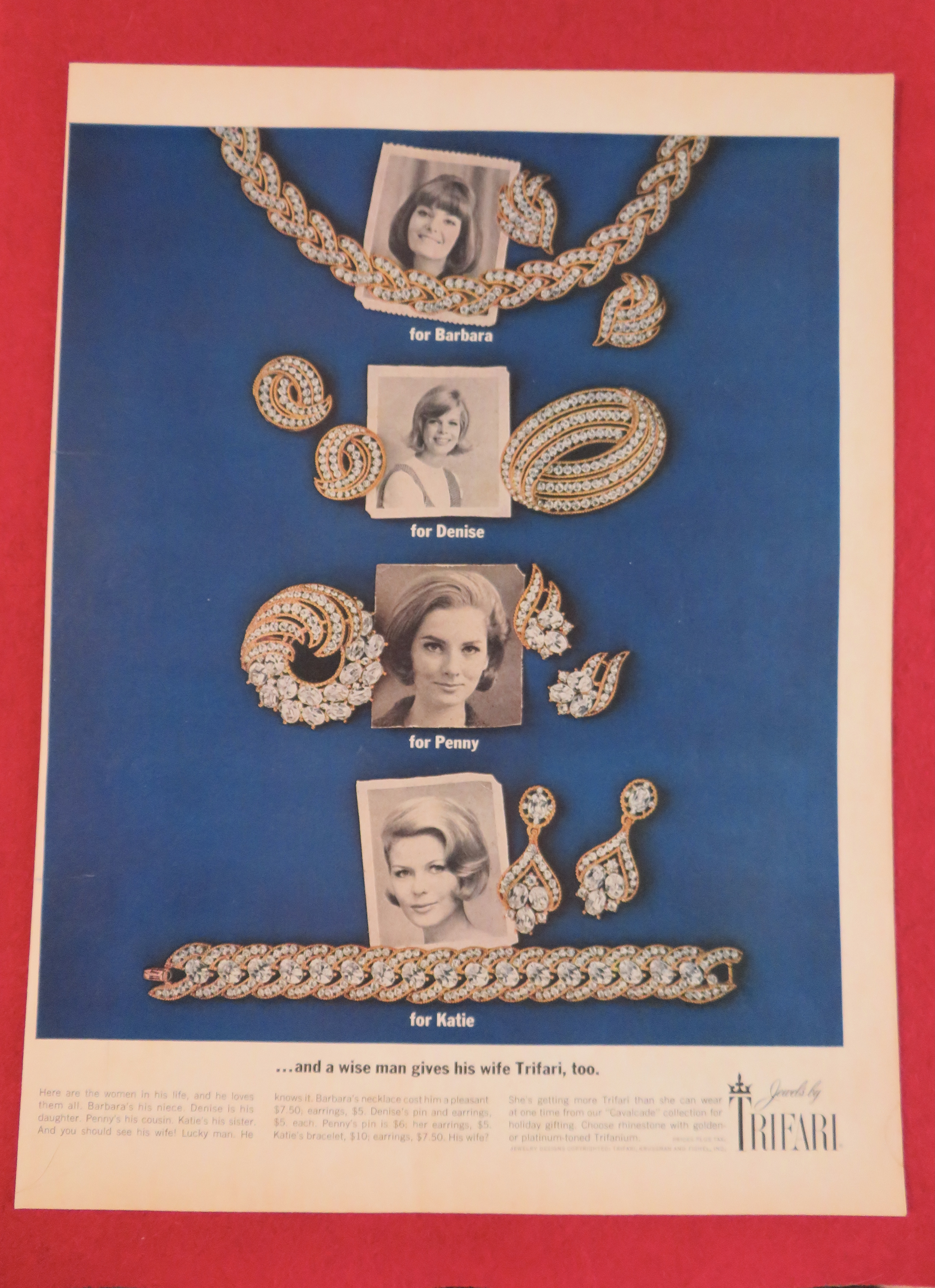 1963 Jewels By Trifari with Different Jewelry