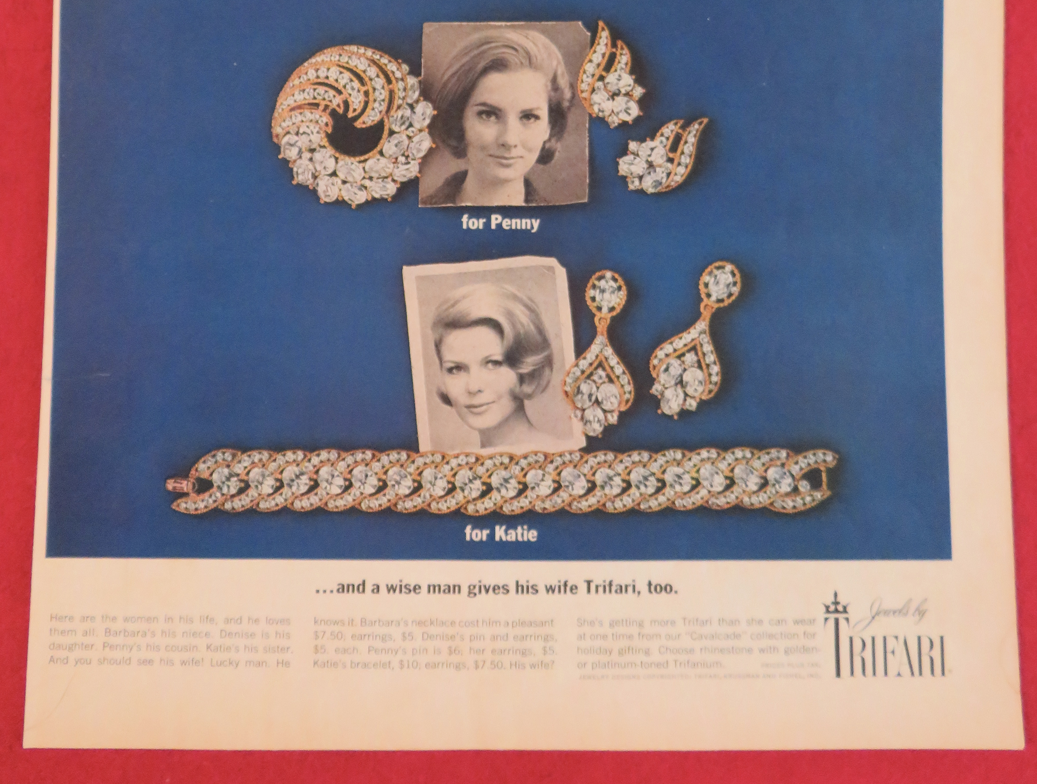 1963 Jewels By Trifari with Different Jewelry