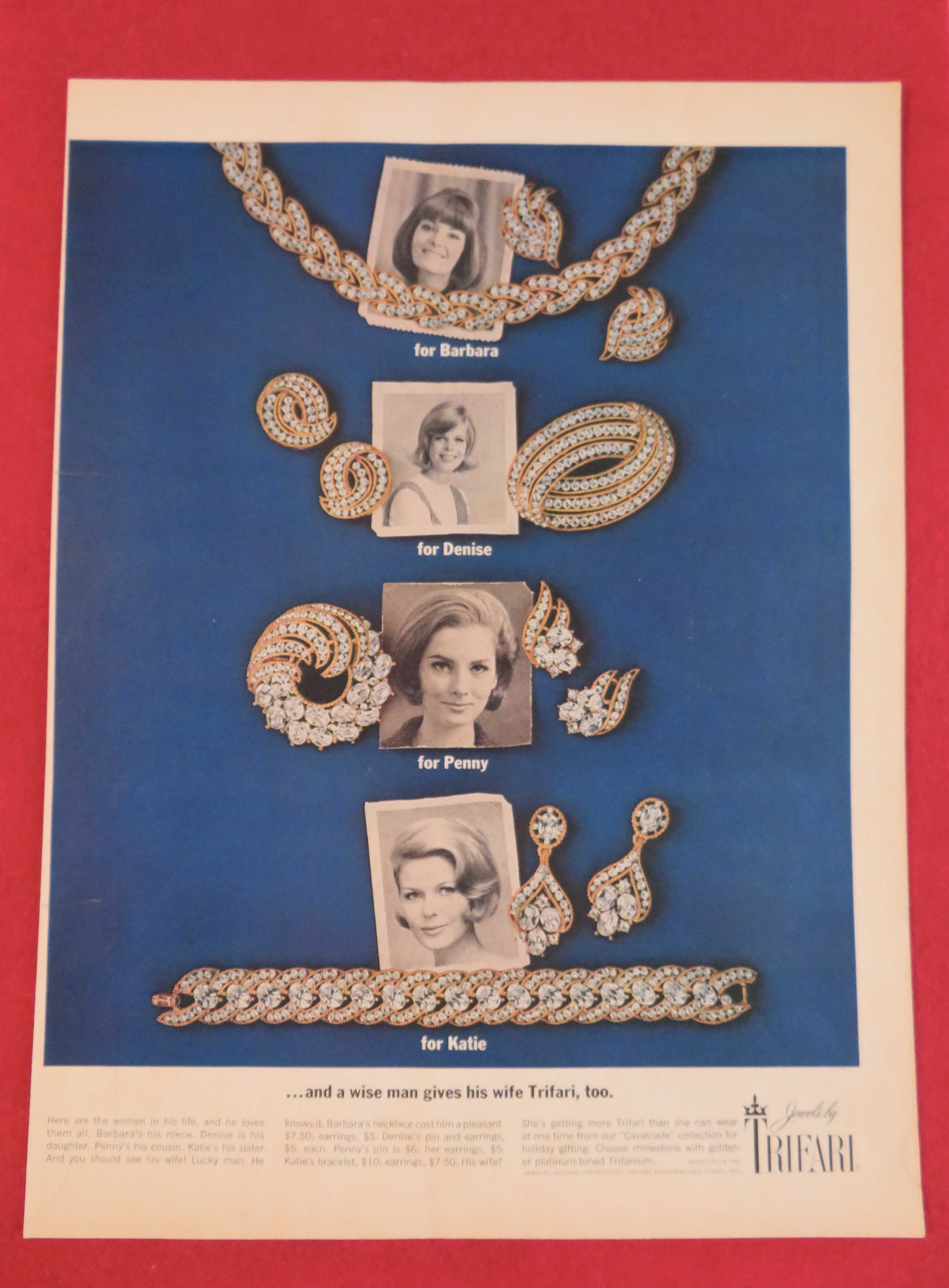 1963 Jewels By Trifari with Different Jewelry