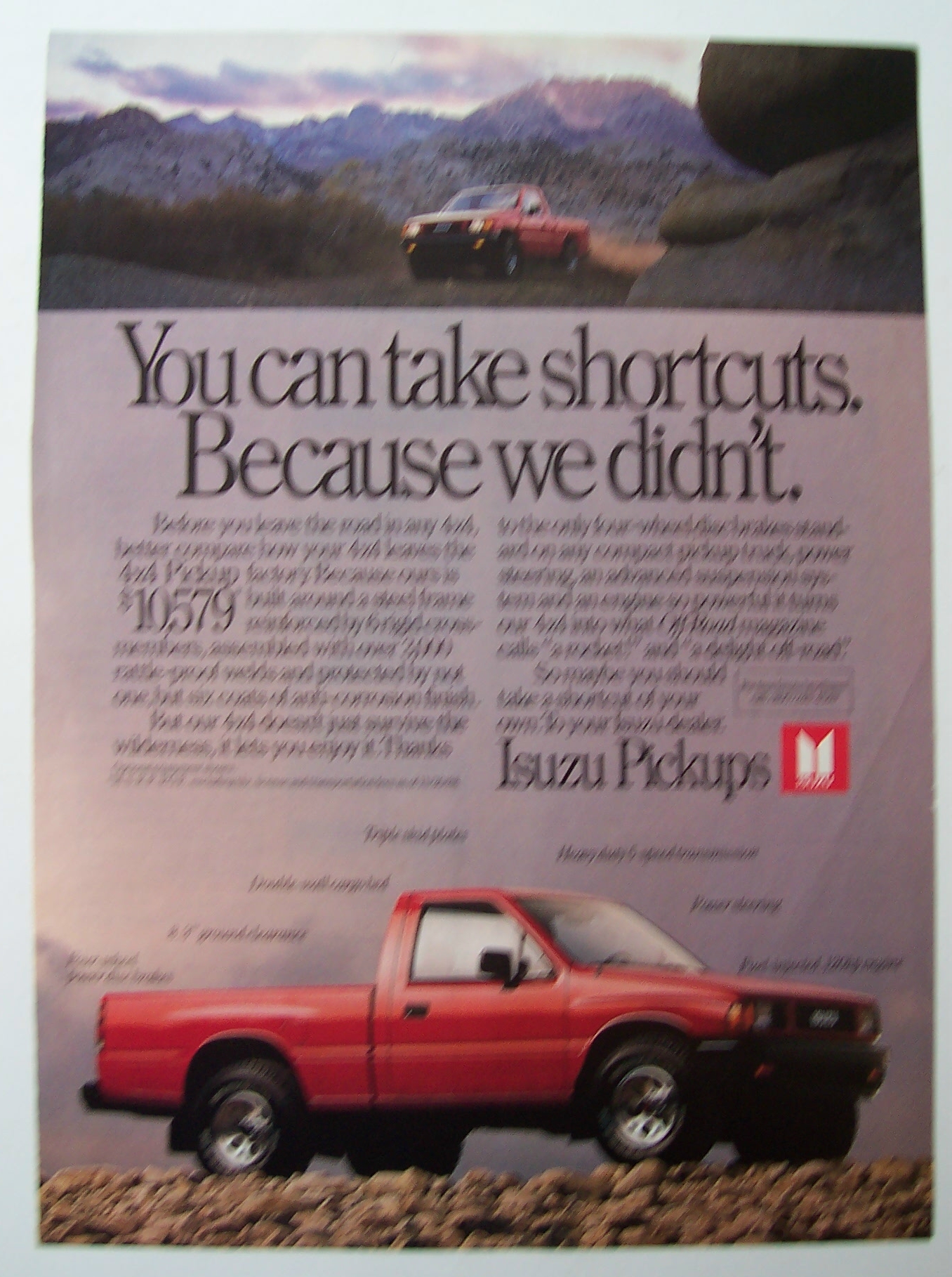 Vintage Ad: 1989 Isuzu Pickups