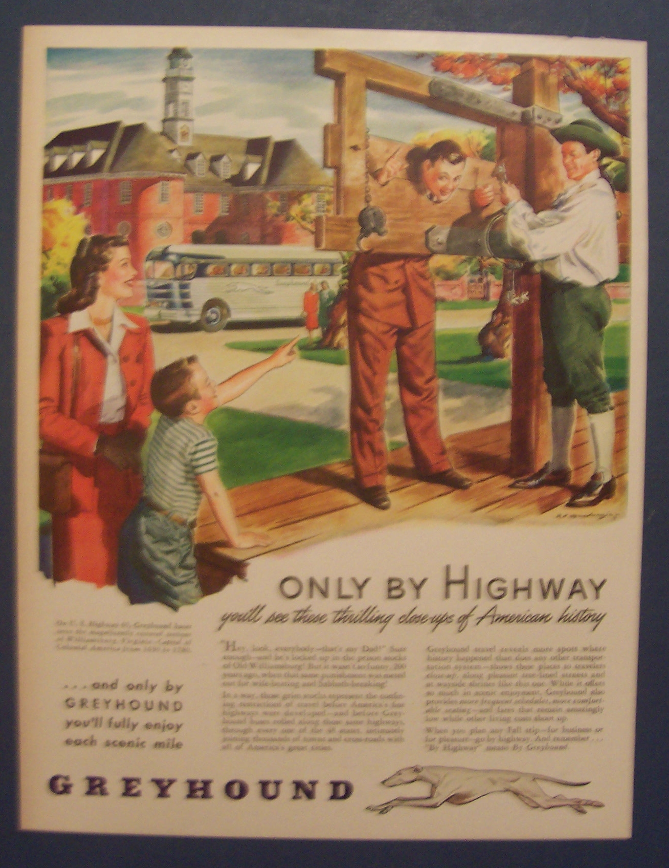 Vintage Ad: 1946  Greyhound