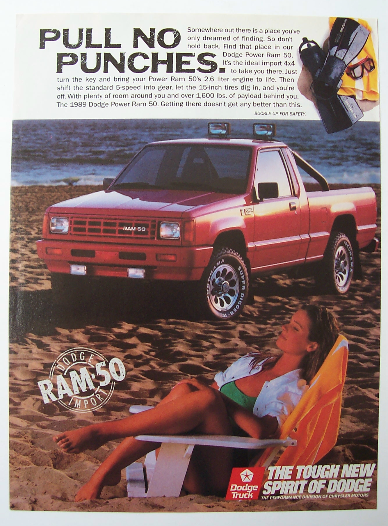Vintage Ad: 1989 Dodge Power Ram 50