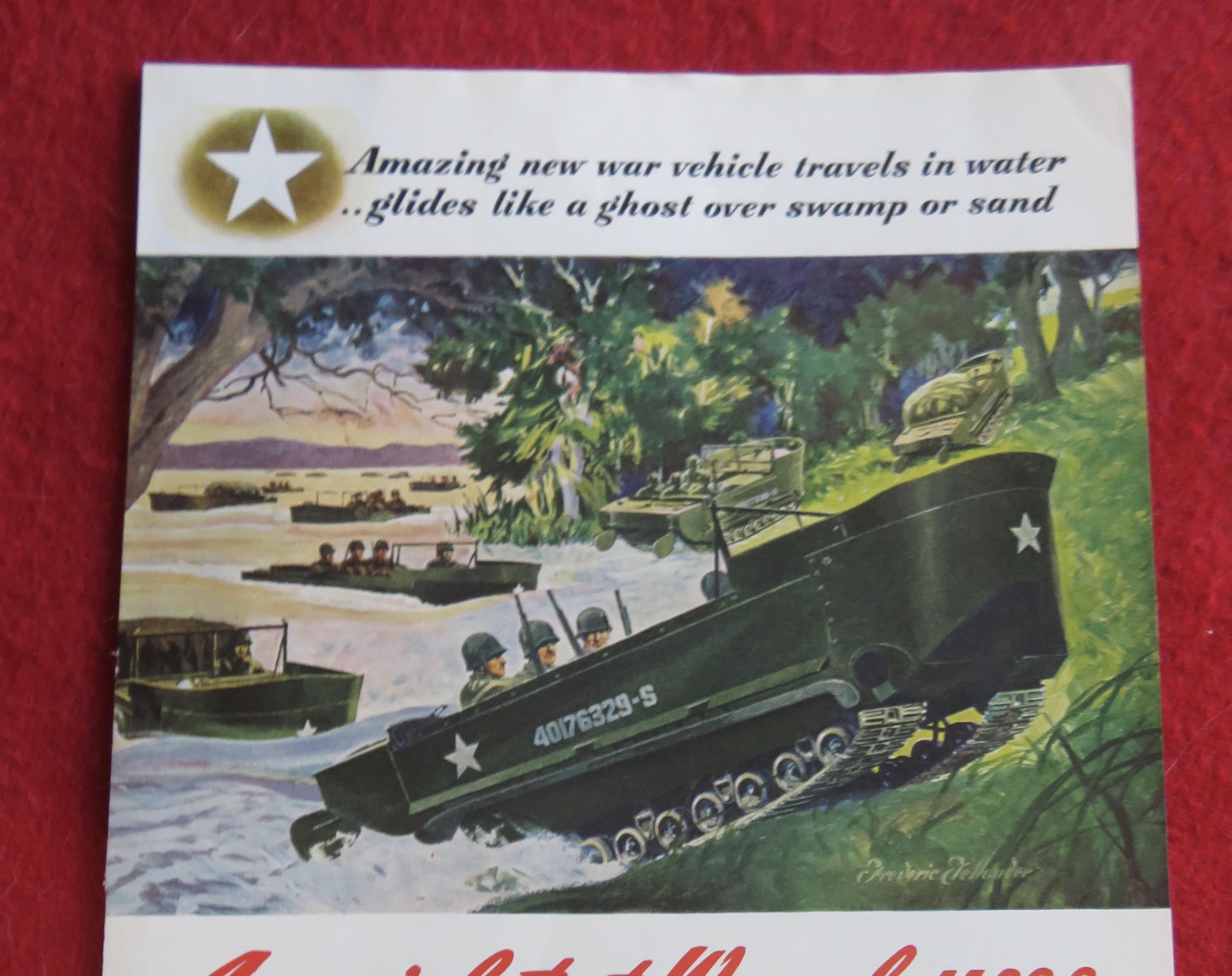 1944 Studebaker with Army's Latest Weasel M-29C