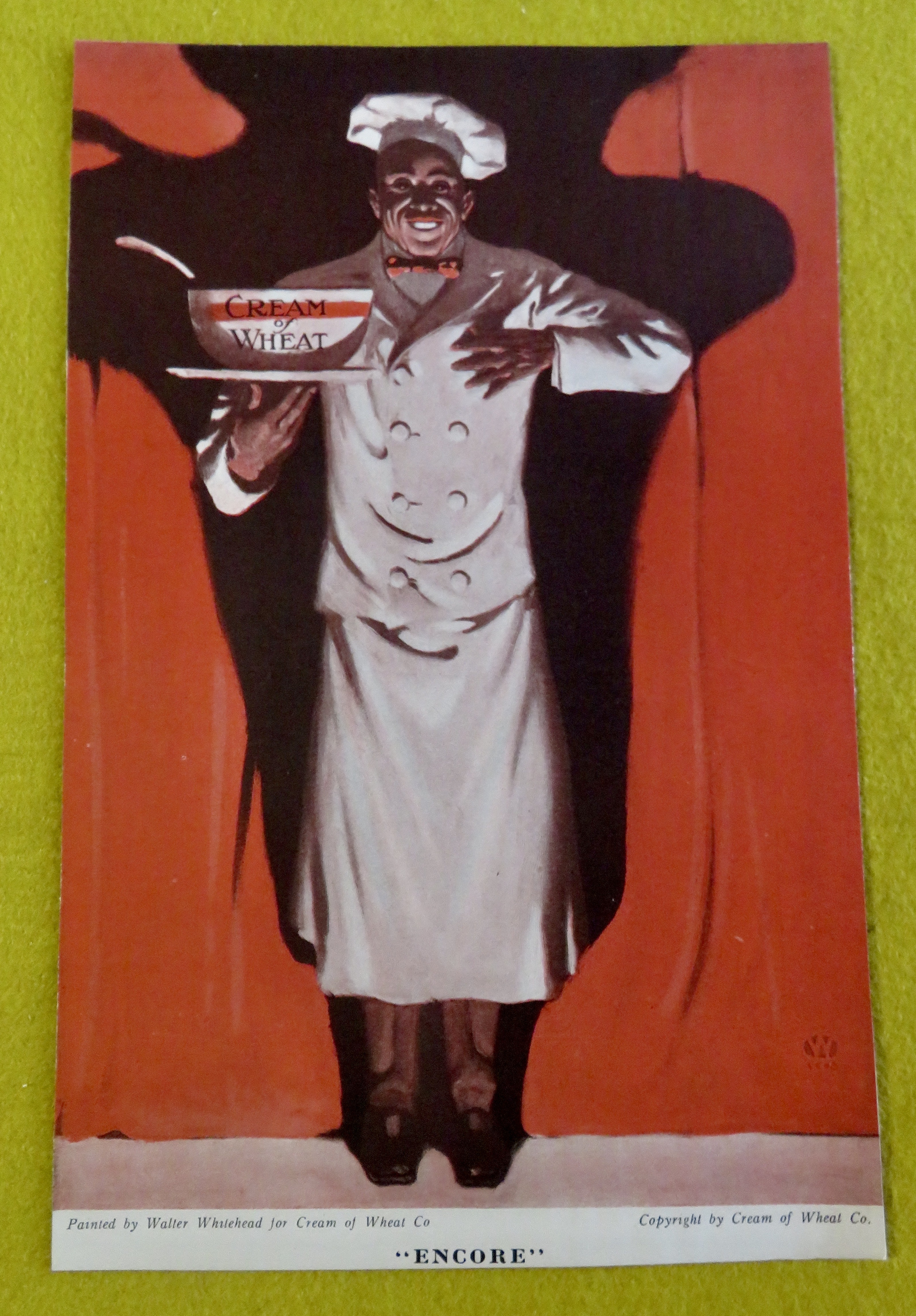 1921 Cream Of Wheat with Encore By Walter Whitehead