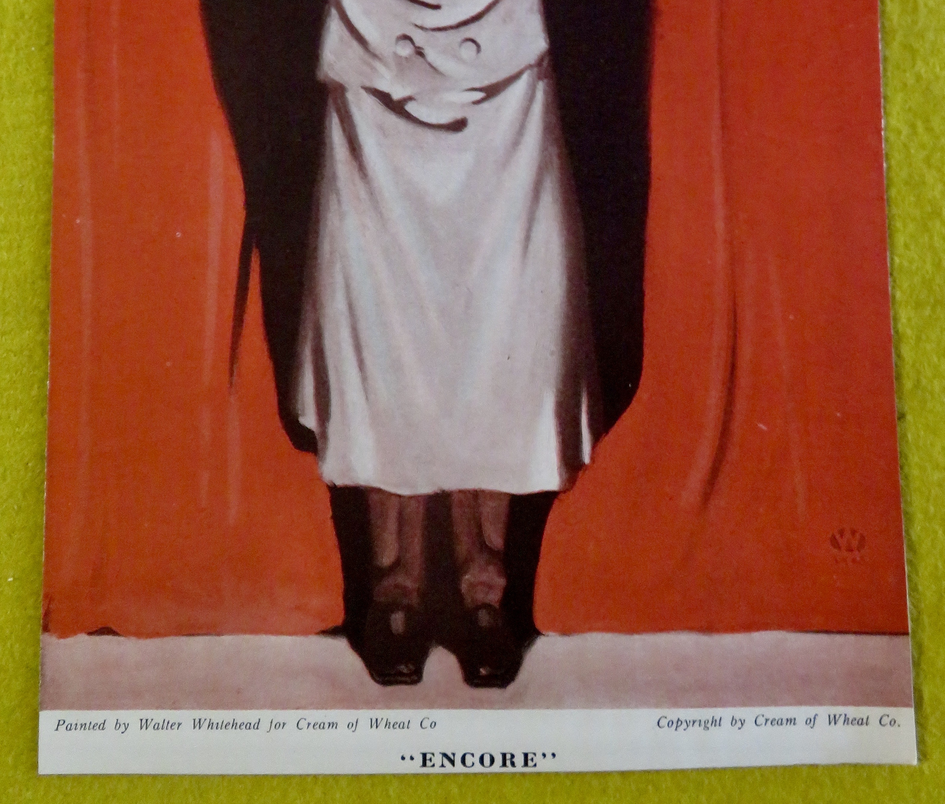 1921 Cream Of Wheat with Encore By Walter Whitehead