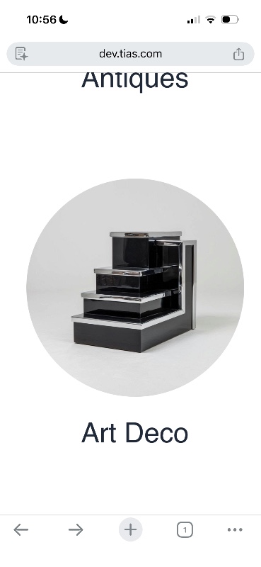 Art Deco Style Tiered Display Sculpture on dev.tias.com