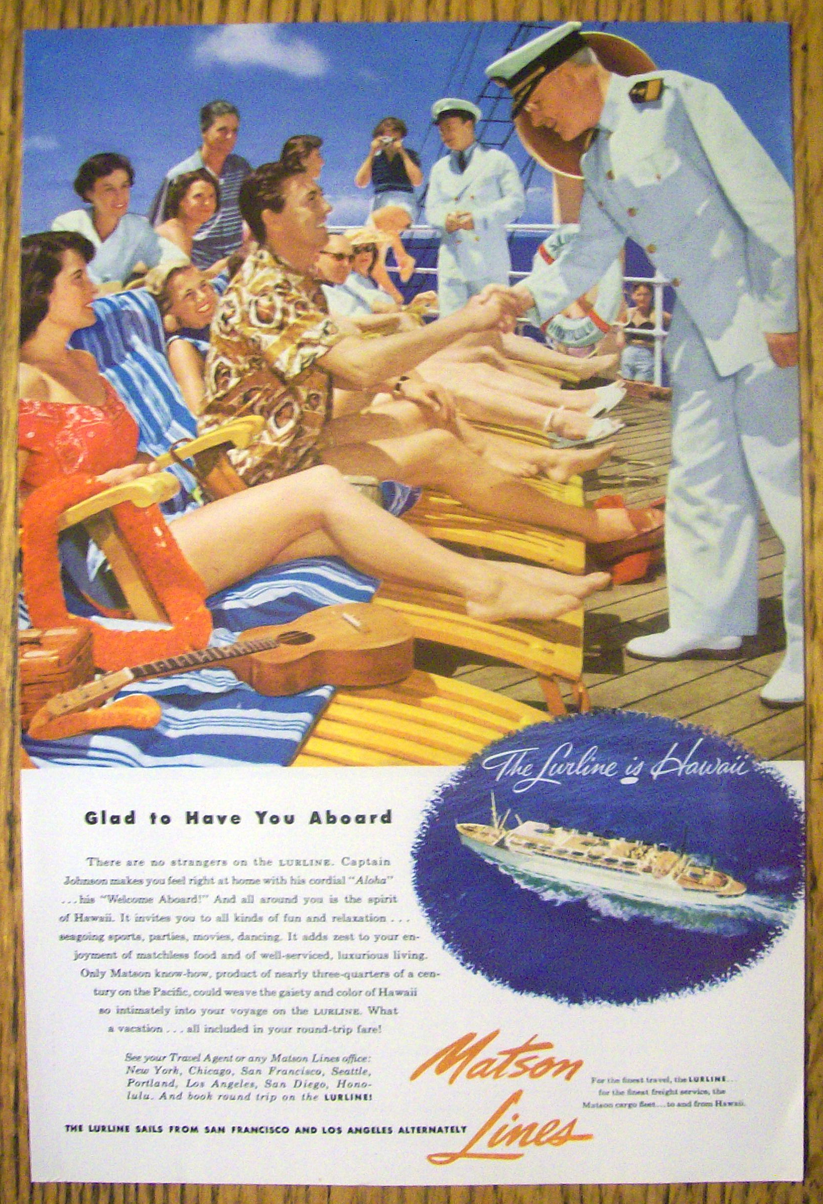 1953 Matson Lines (The Lurline)