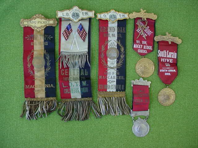 Lady of Maccabees Ohio Fraternal Badges