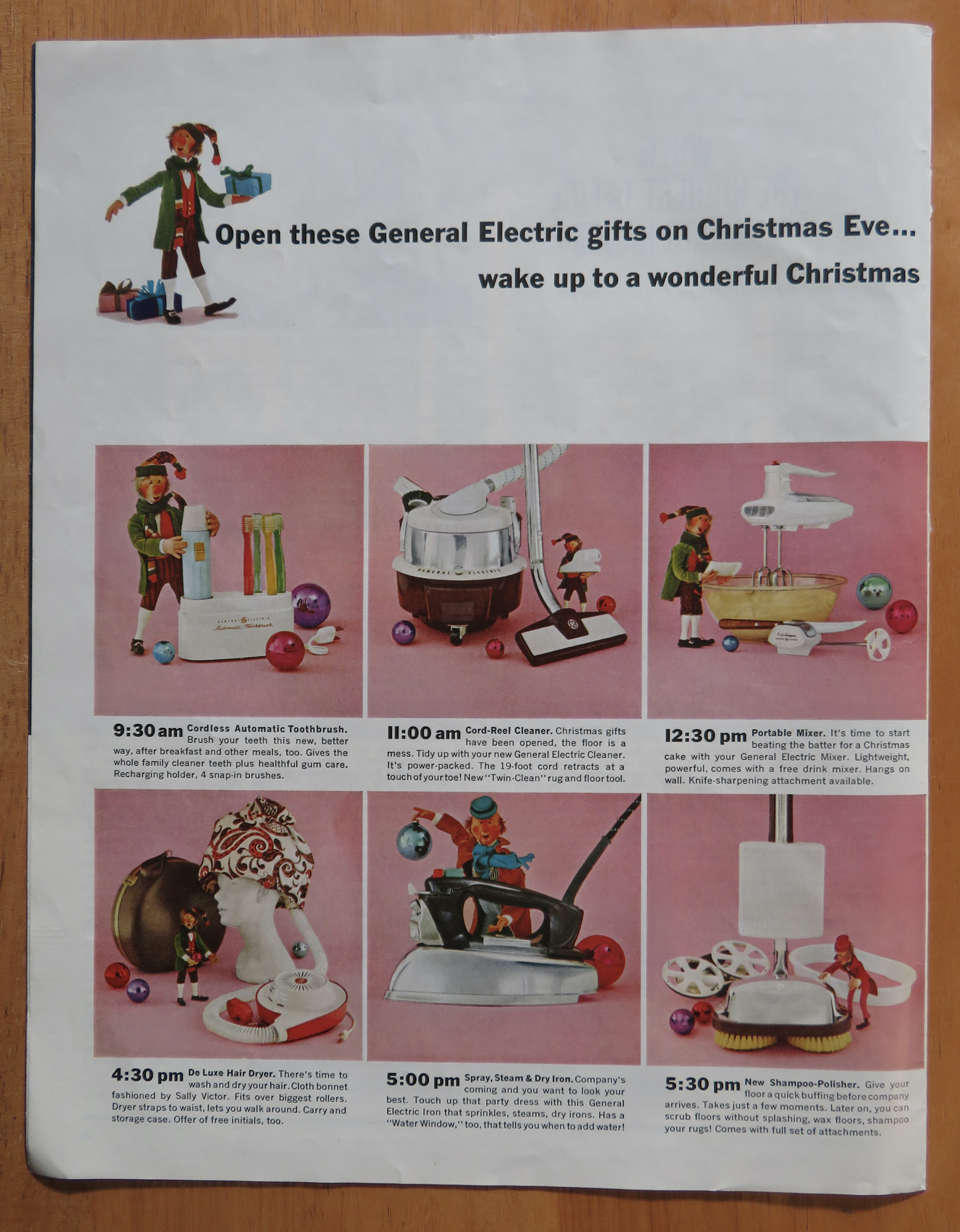 1963 General Electric Gifts with Christmas Gifts