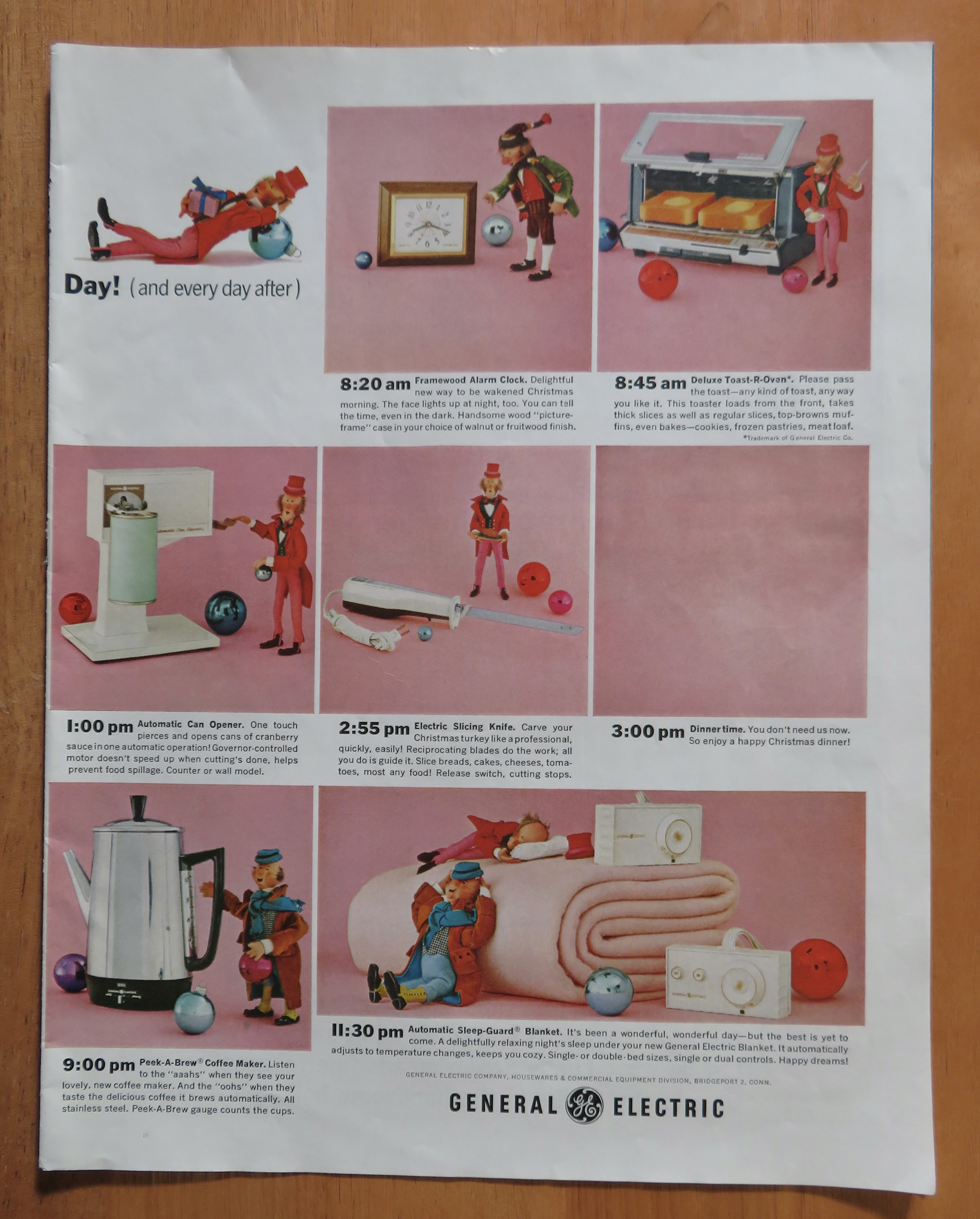 1963 General Electric Gifts with Christmas Gifts