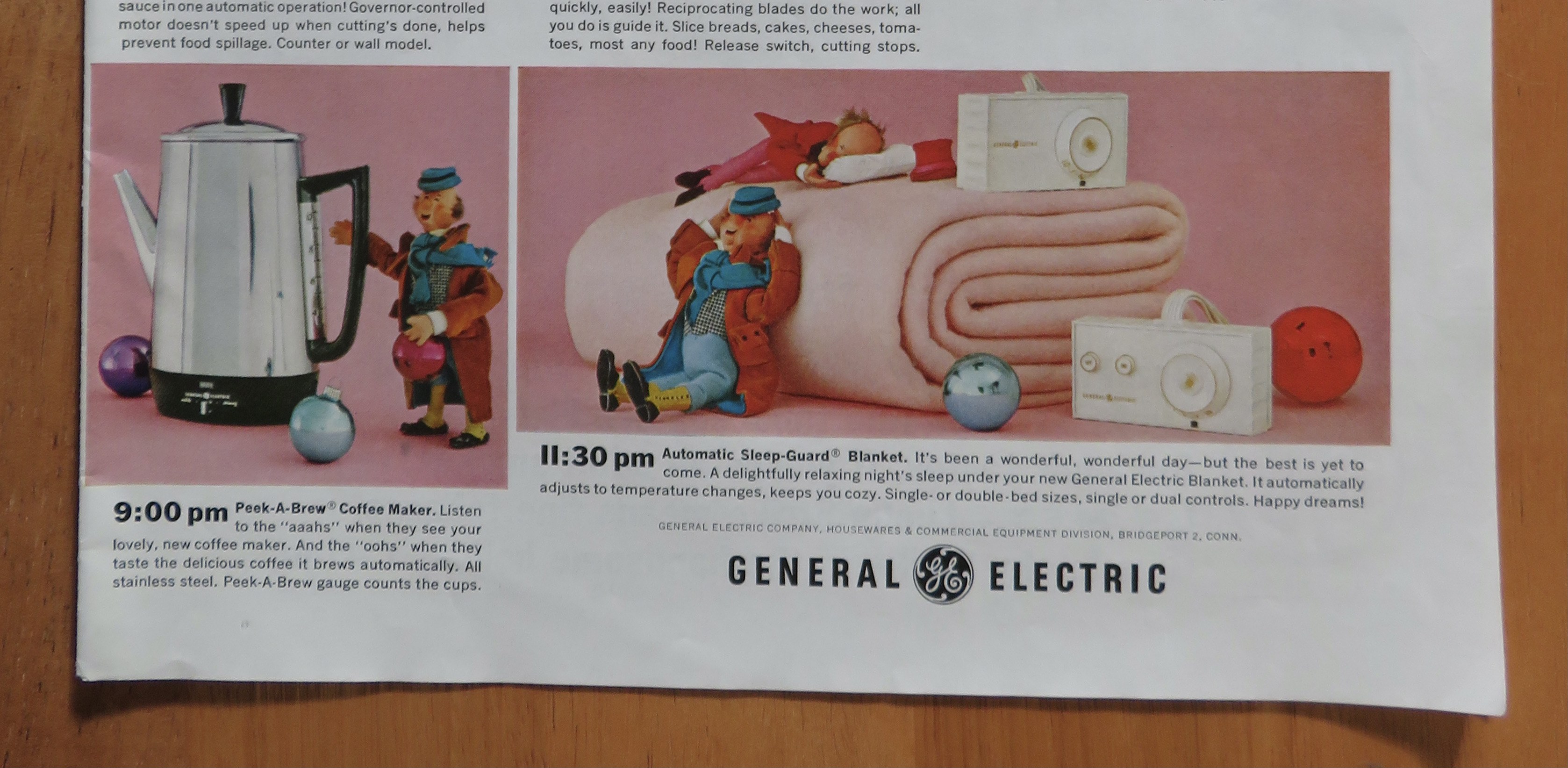 1963 General Electric Gifts with Christmas Gifts