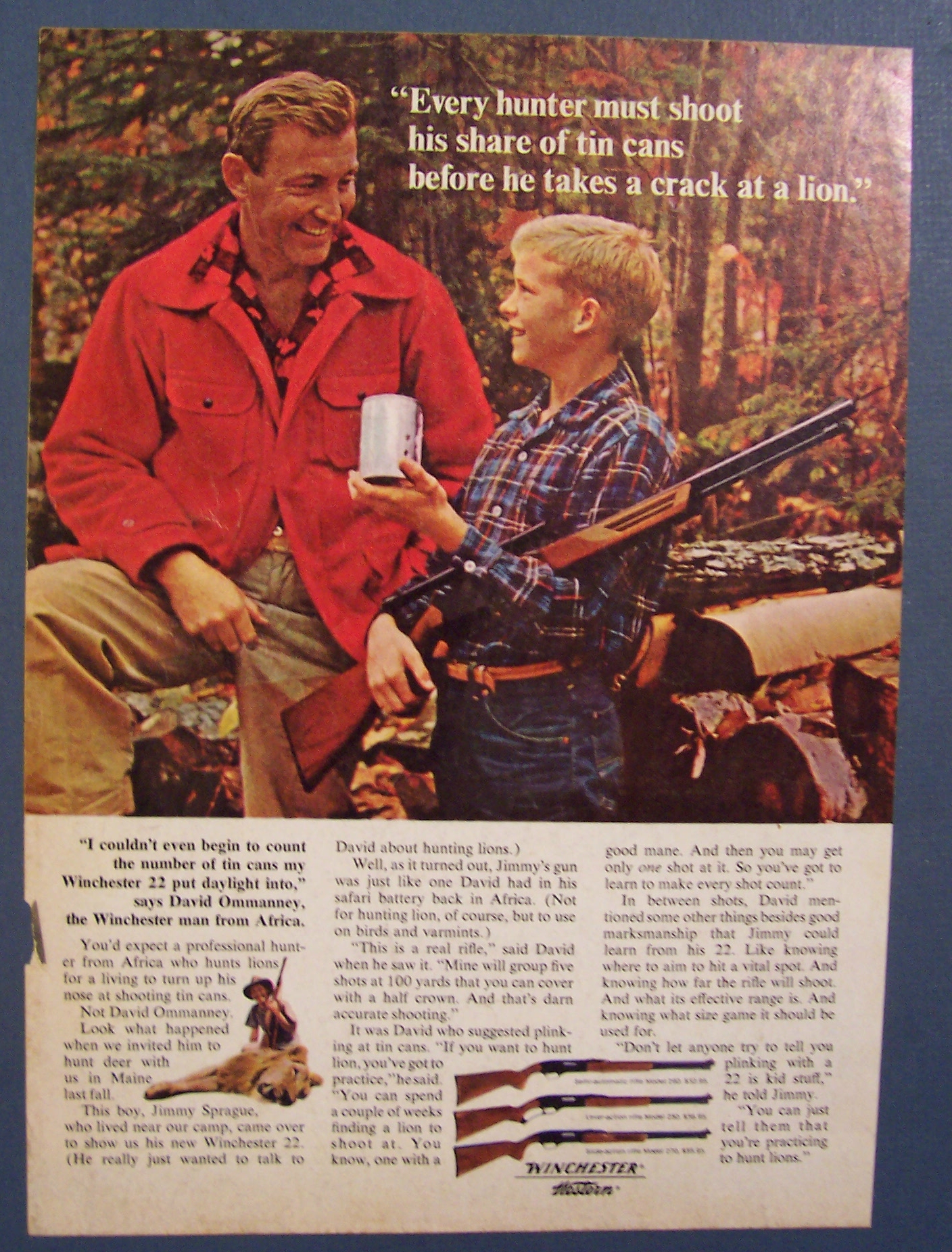 Vintage Ad: 1965 Winchester Rifles
