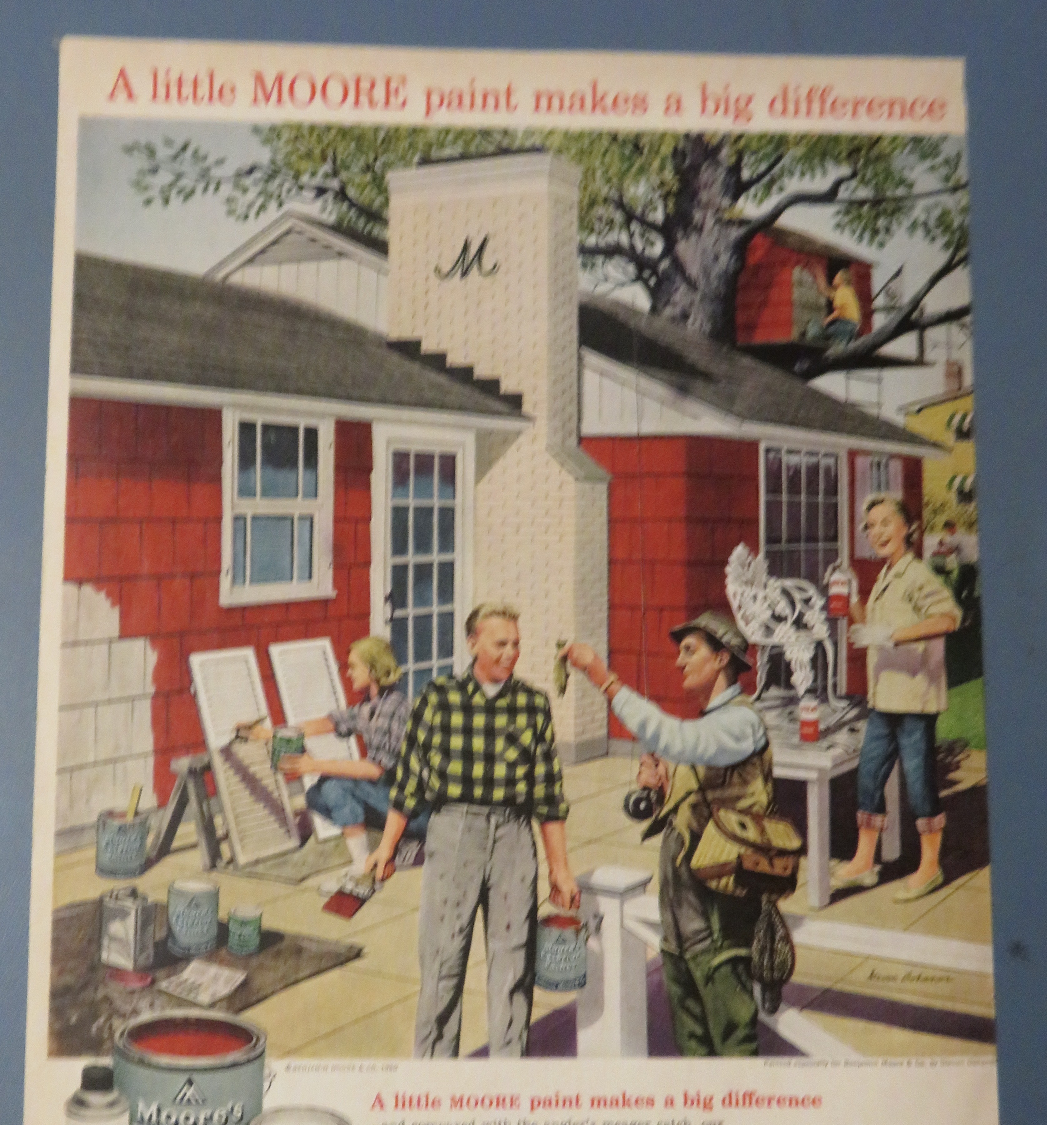 1960 Benjamin Moore Paints By Stevan Dohanos