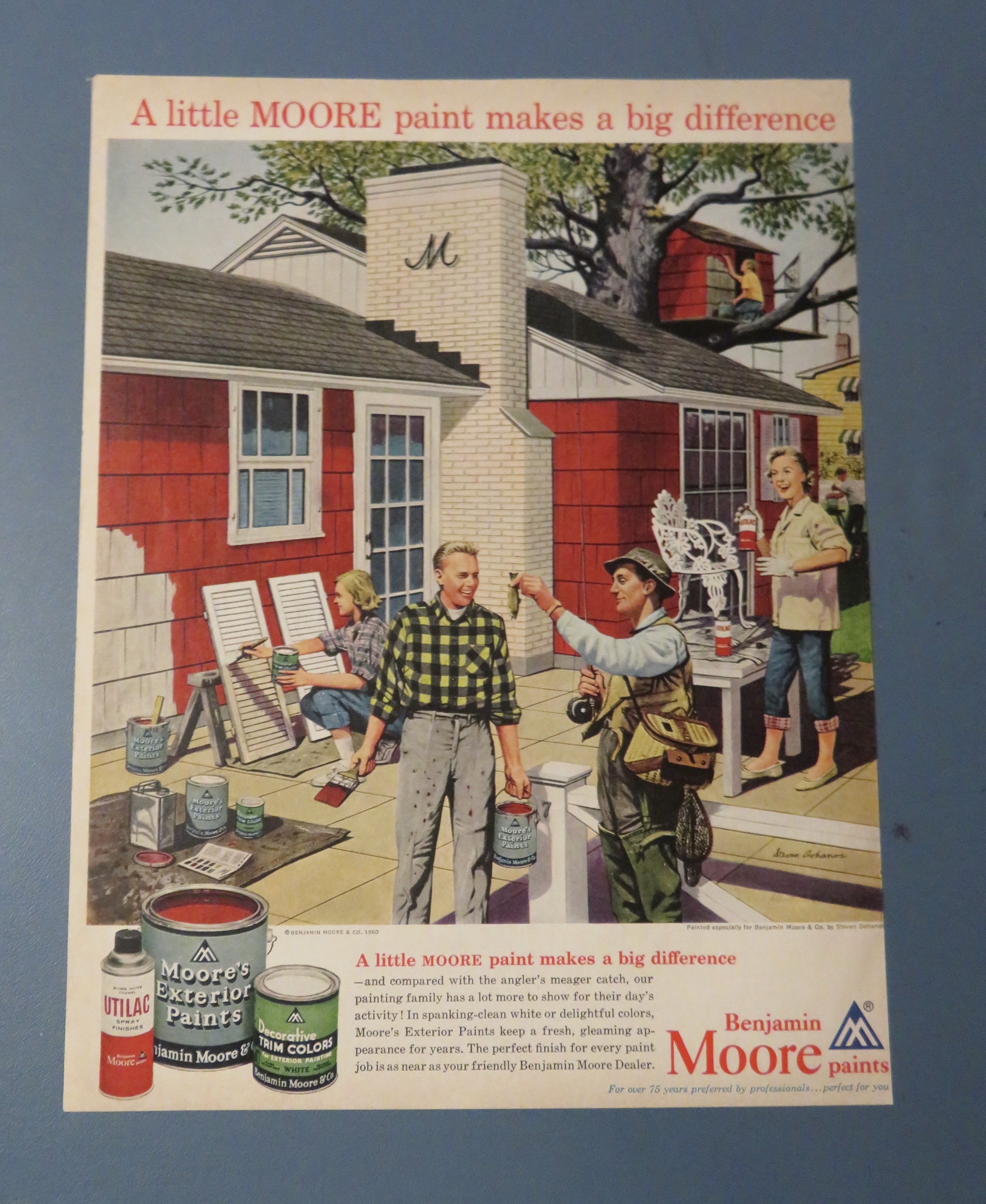 1960 Benjamin Moore Paints By Stevan Dohanos