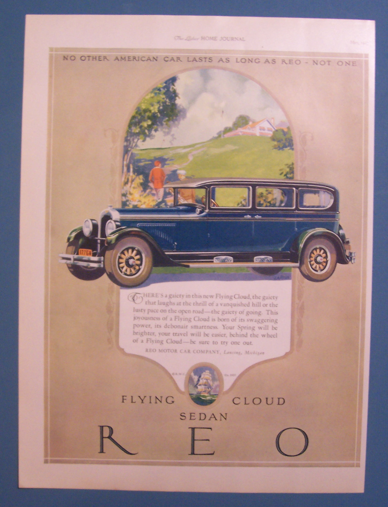 Vintage Ad: 1927  REO Motor Car Company