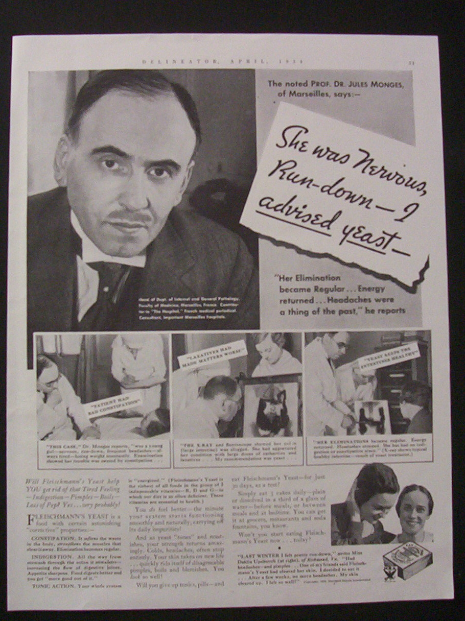 1934 Fleischmann's Yeast
