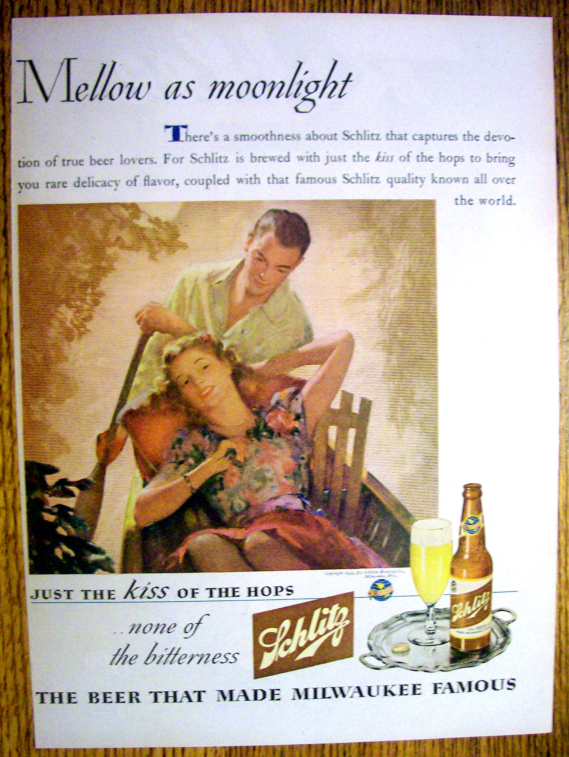 Vintage Ad: 1944 Schlitz Beer