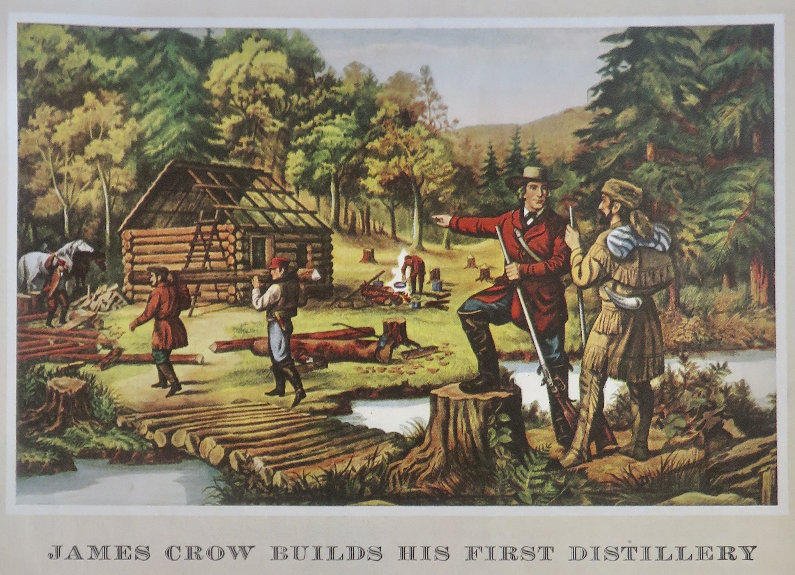 1950's Old Crow Whiskey with James Crow First Distllery