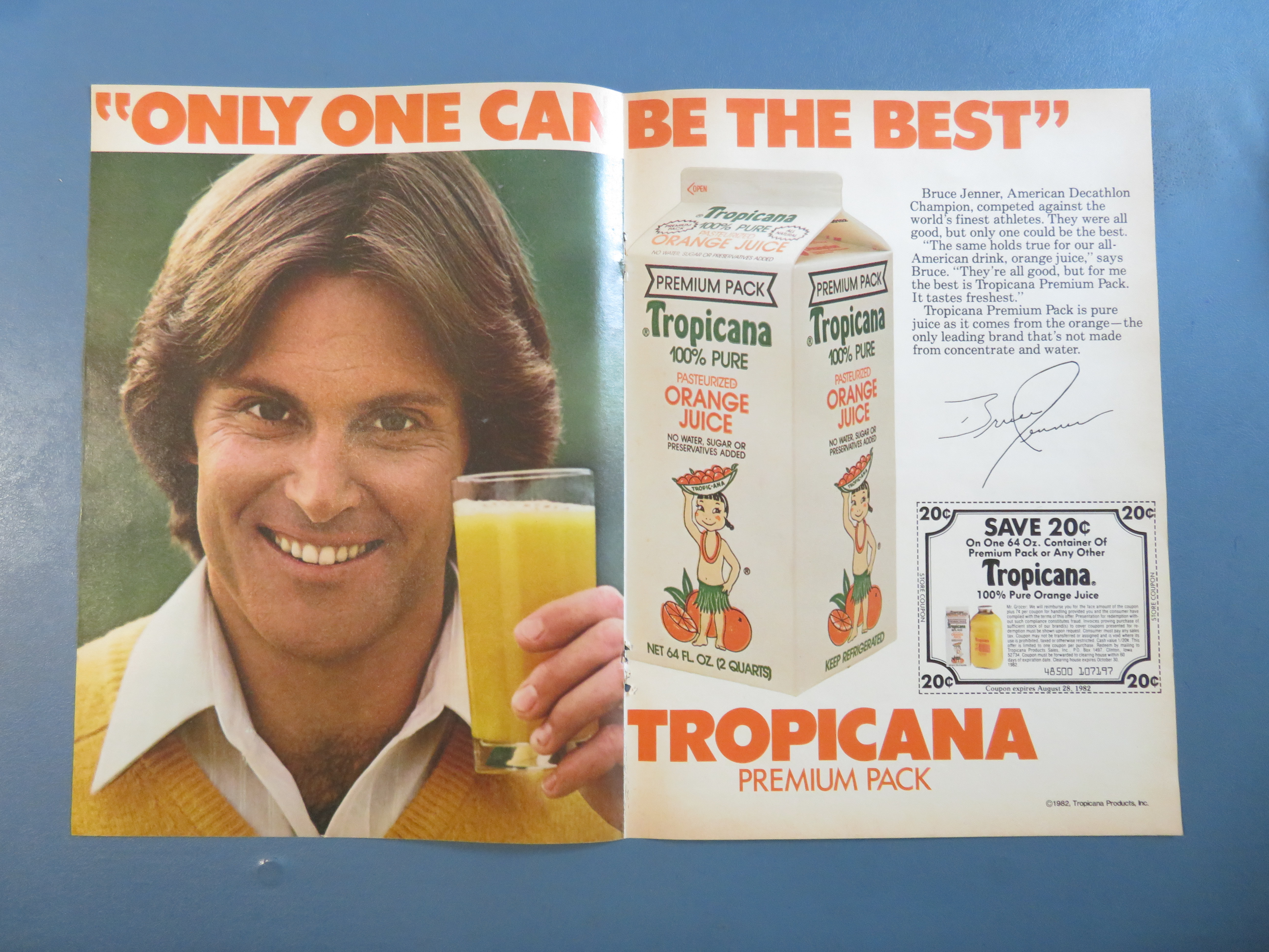 1982 Tropicana Orange Juice with Bruce Jenner