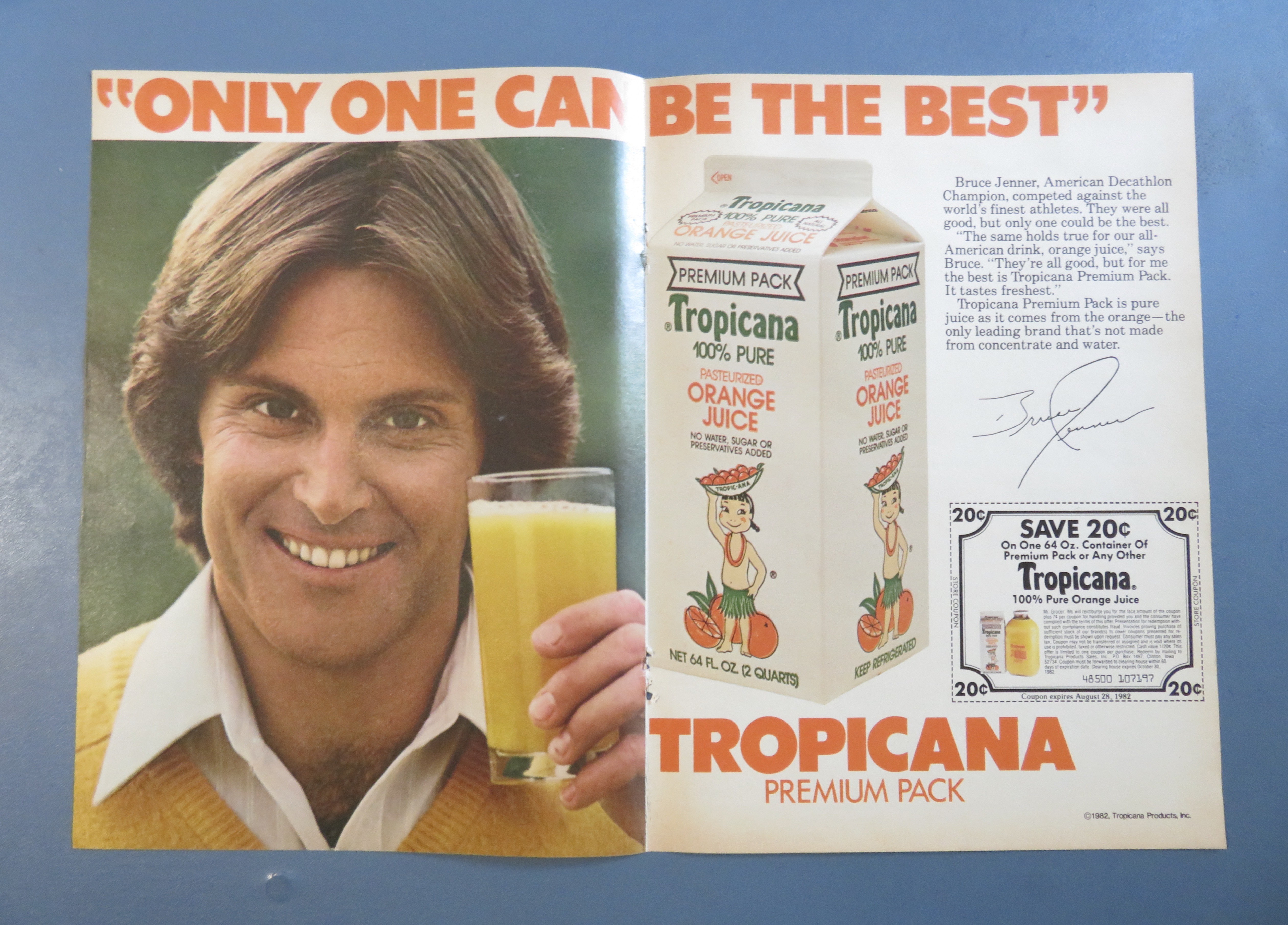 1982 Tropicana Orange Juice with Bruce Jenner