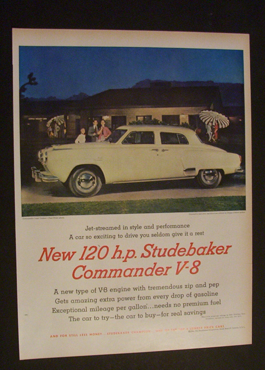 1951  Studebaker  Commander  V - 8