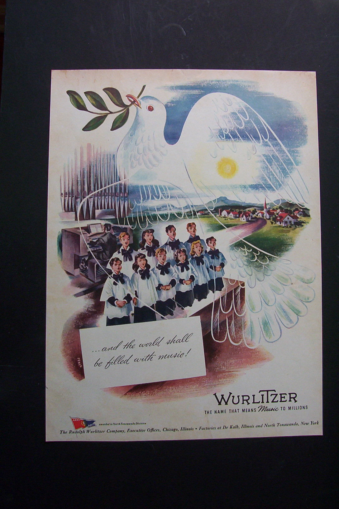 Vintage Ad: 1943  Wurlitzer  Company