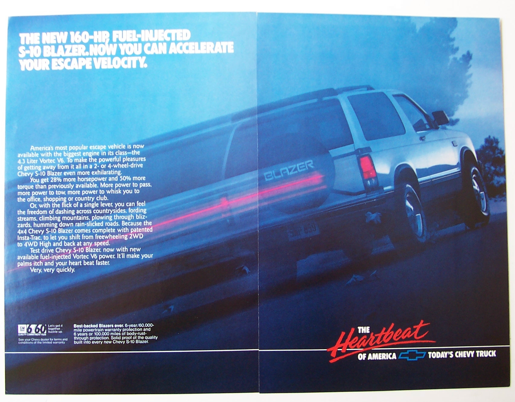 Vintage Ad: 1988  Chevrolet  Blazer