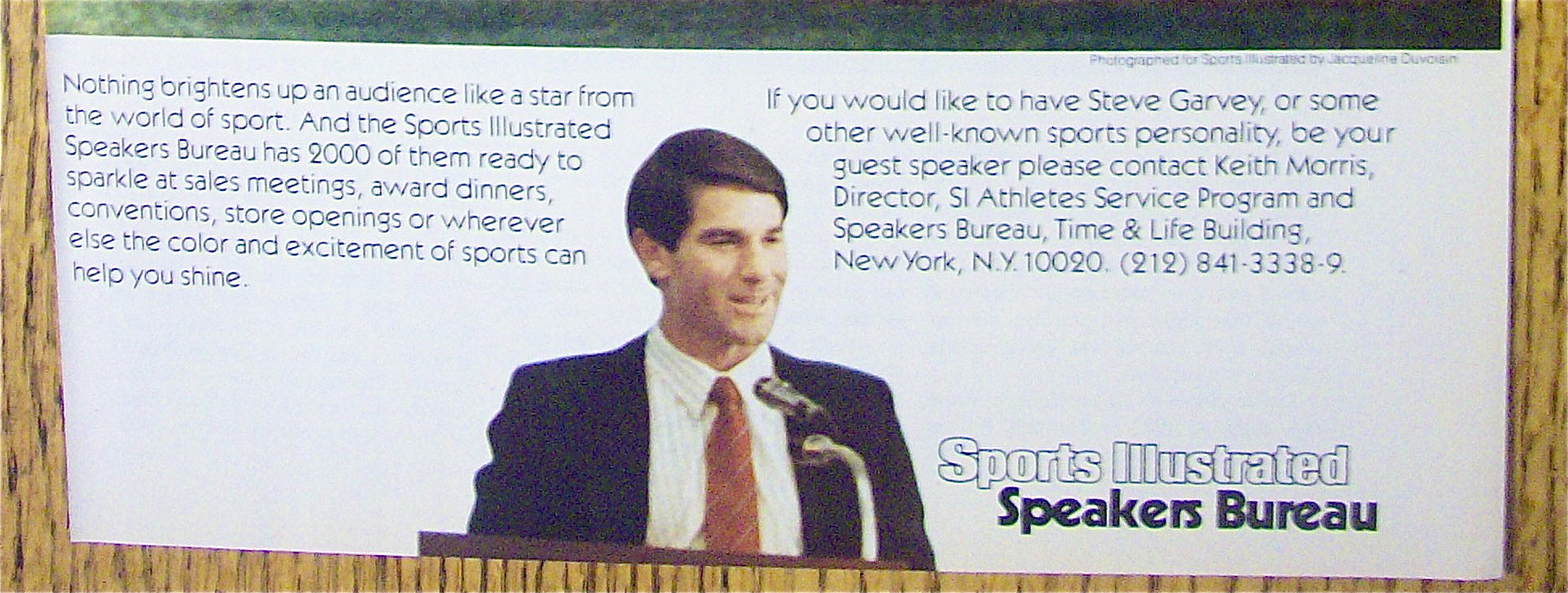 1985 Sports Illustrated With Steve Garvey