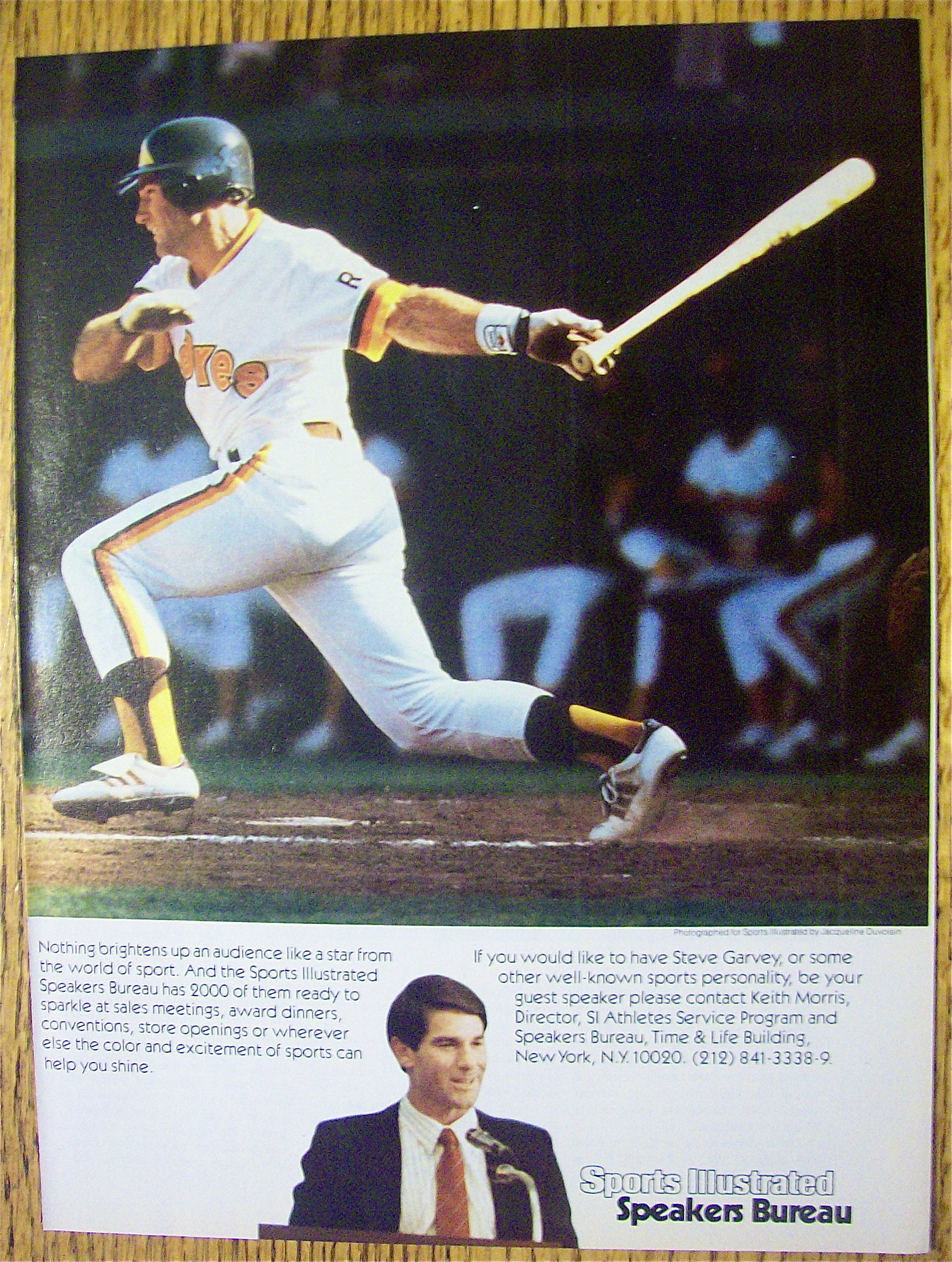 1985 Sports Illustrated With Steve Garvey