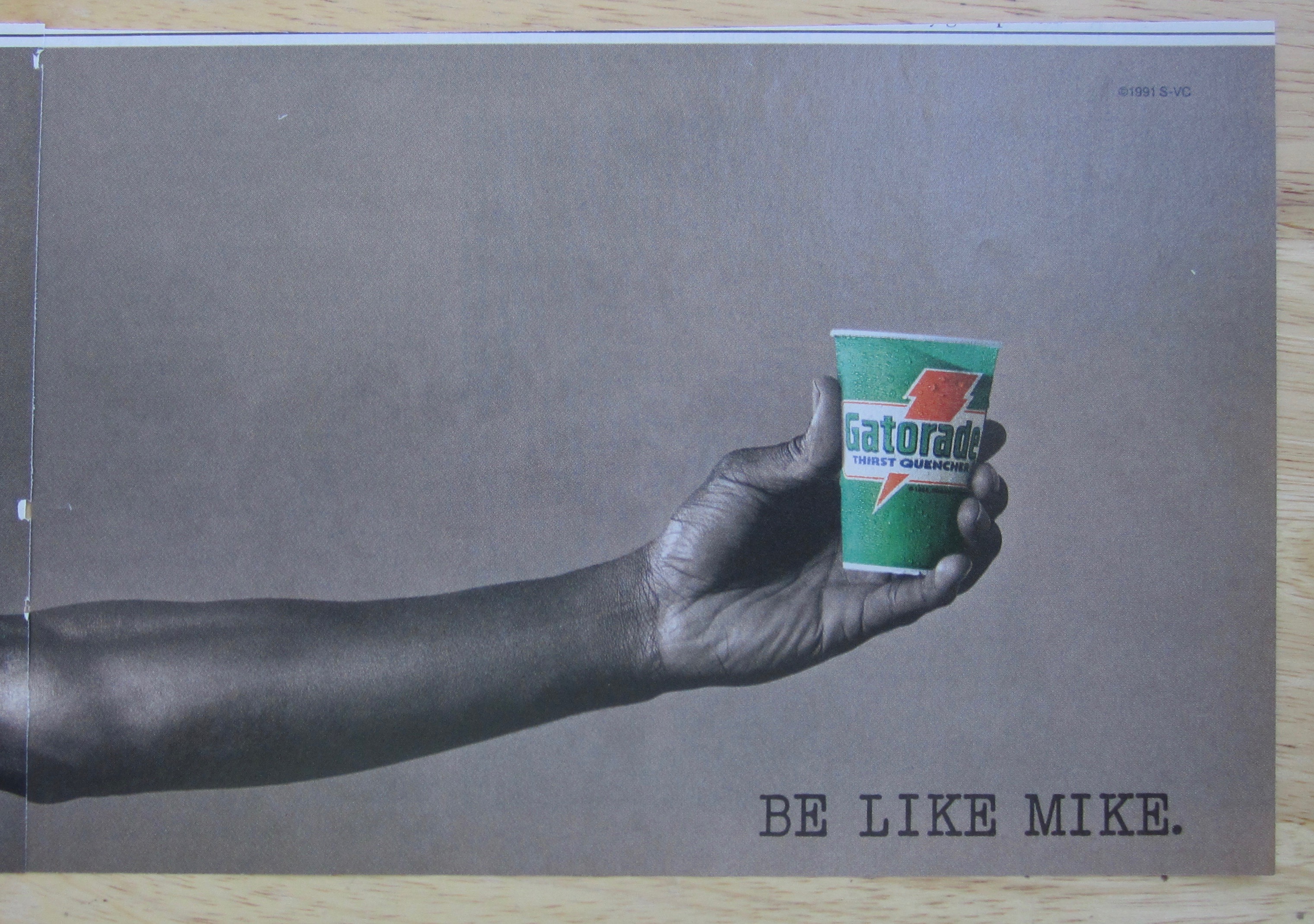 1991 Gatorade with Basketball's Michael Jordan
