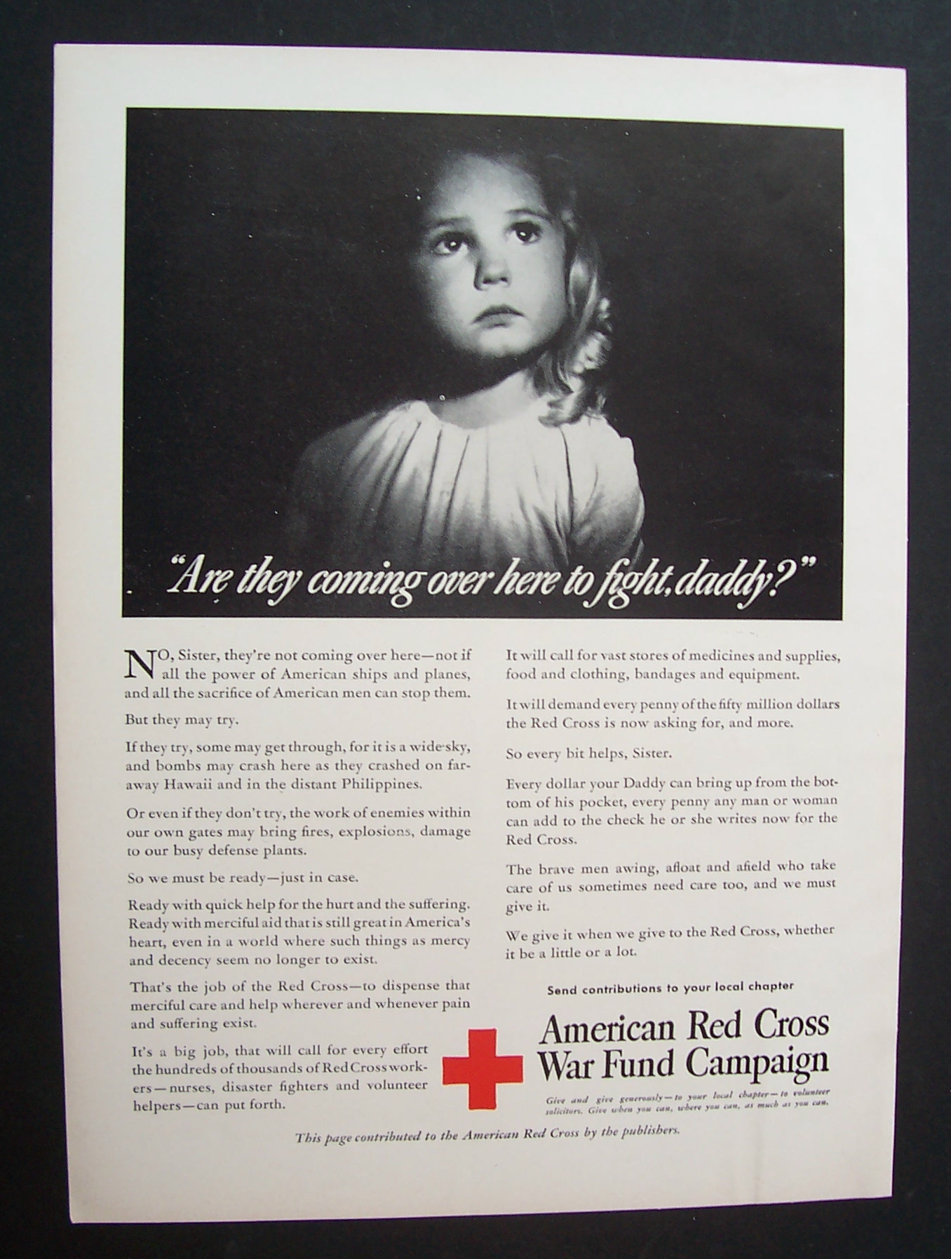 1942  American  Red  Cross  War  Fund  Campaign