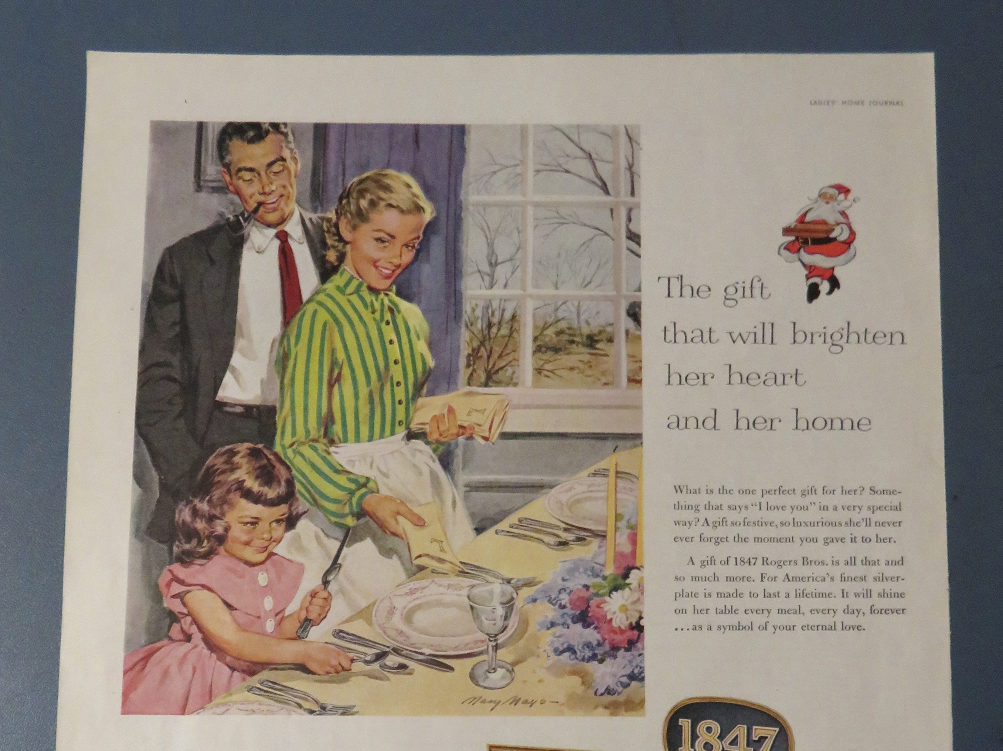 1954 1847 Rogers Brothers Silverware with Family