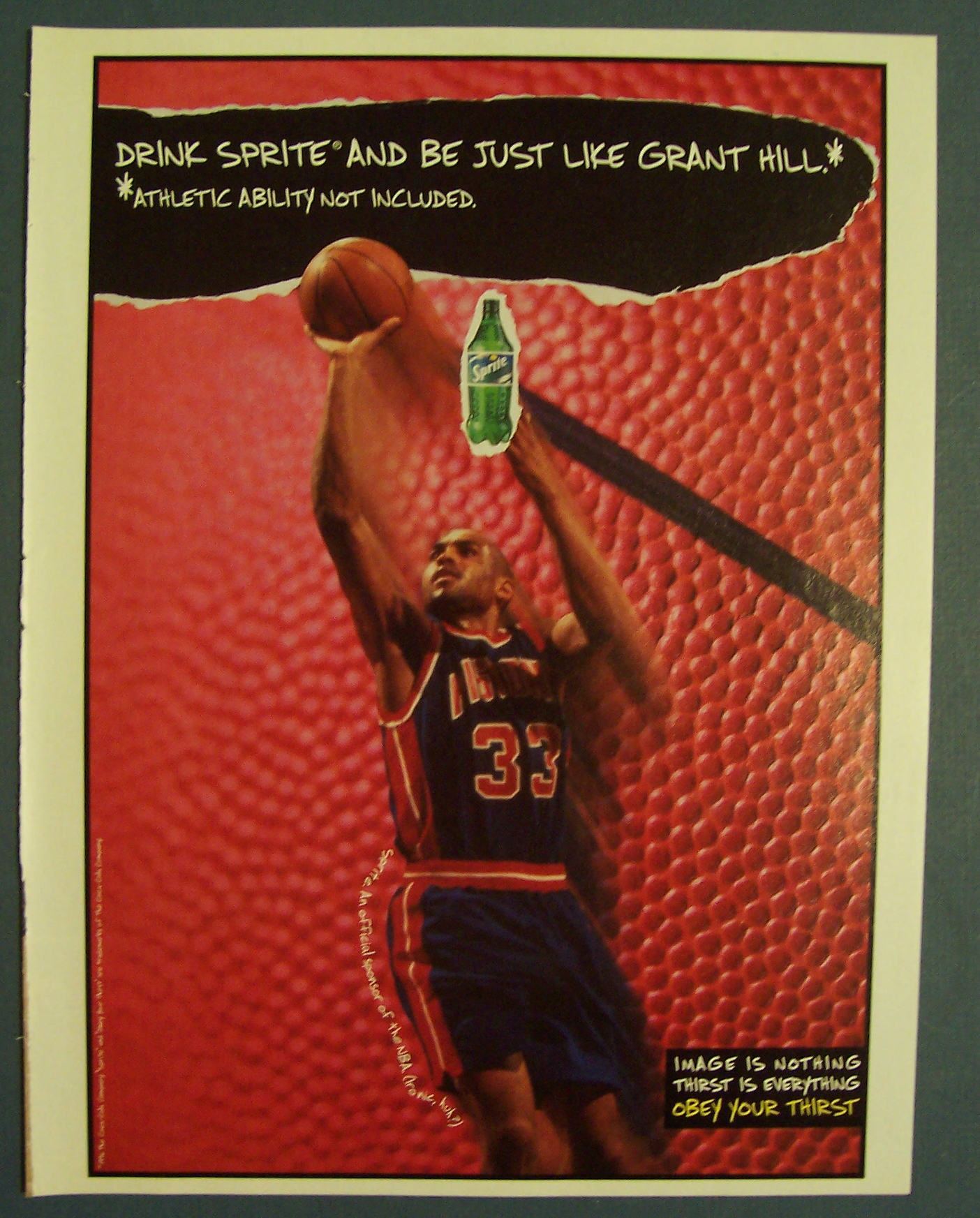 Vintage Ad: 1996 Sprite with Grant Hill