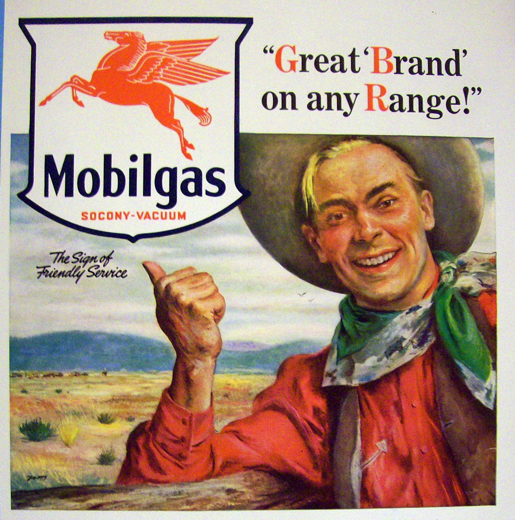 Vintage Ad: 1940 Mobil Gas