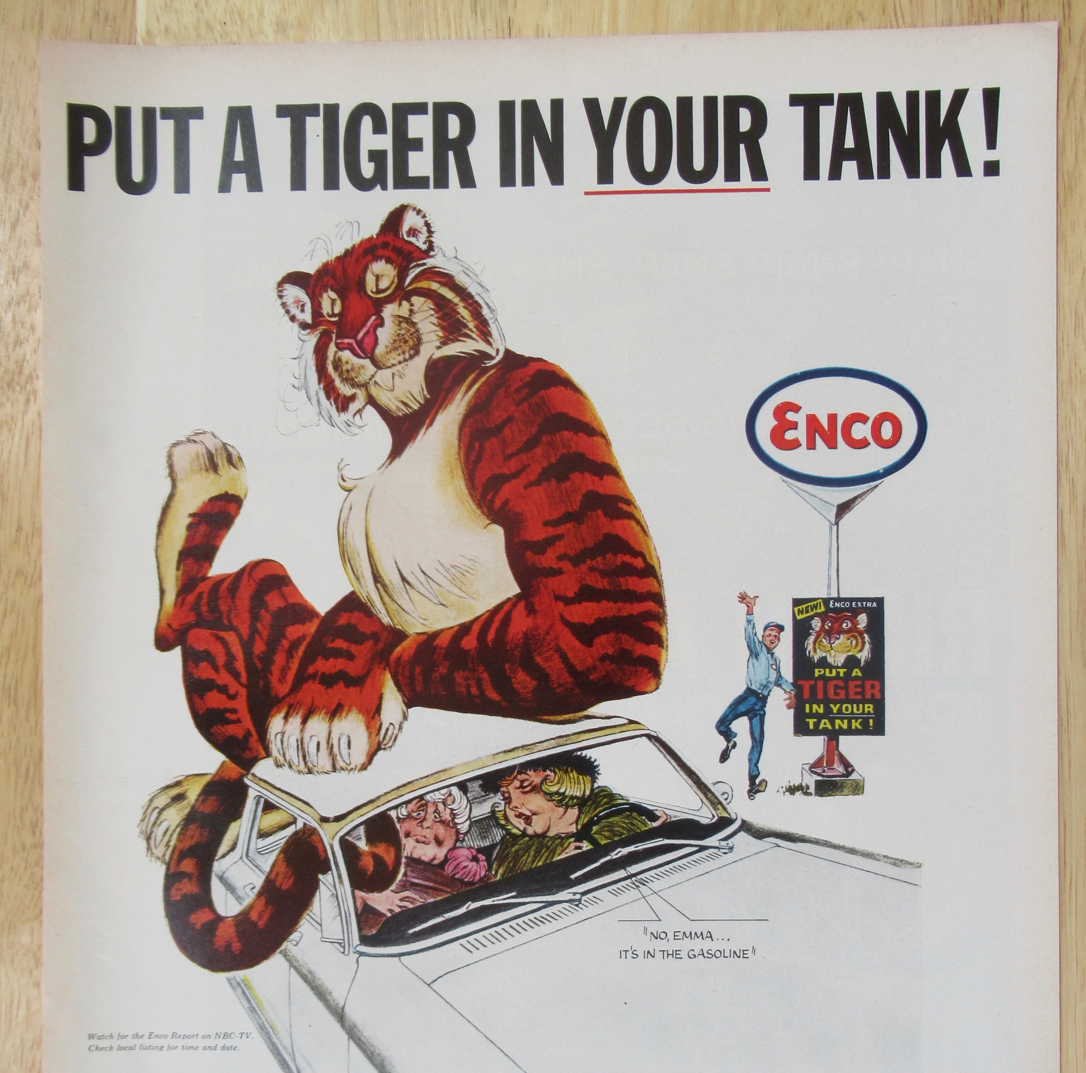 1964 Enco Humble with the Tiger in your Tank