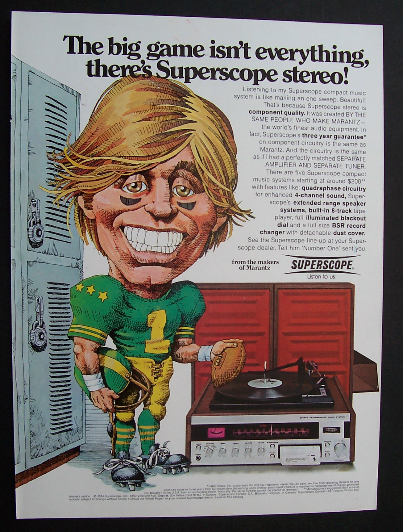 Vintage Ad: 1974  Superscope  Stereo