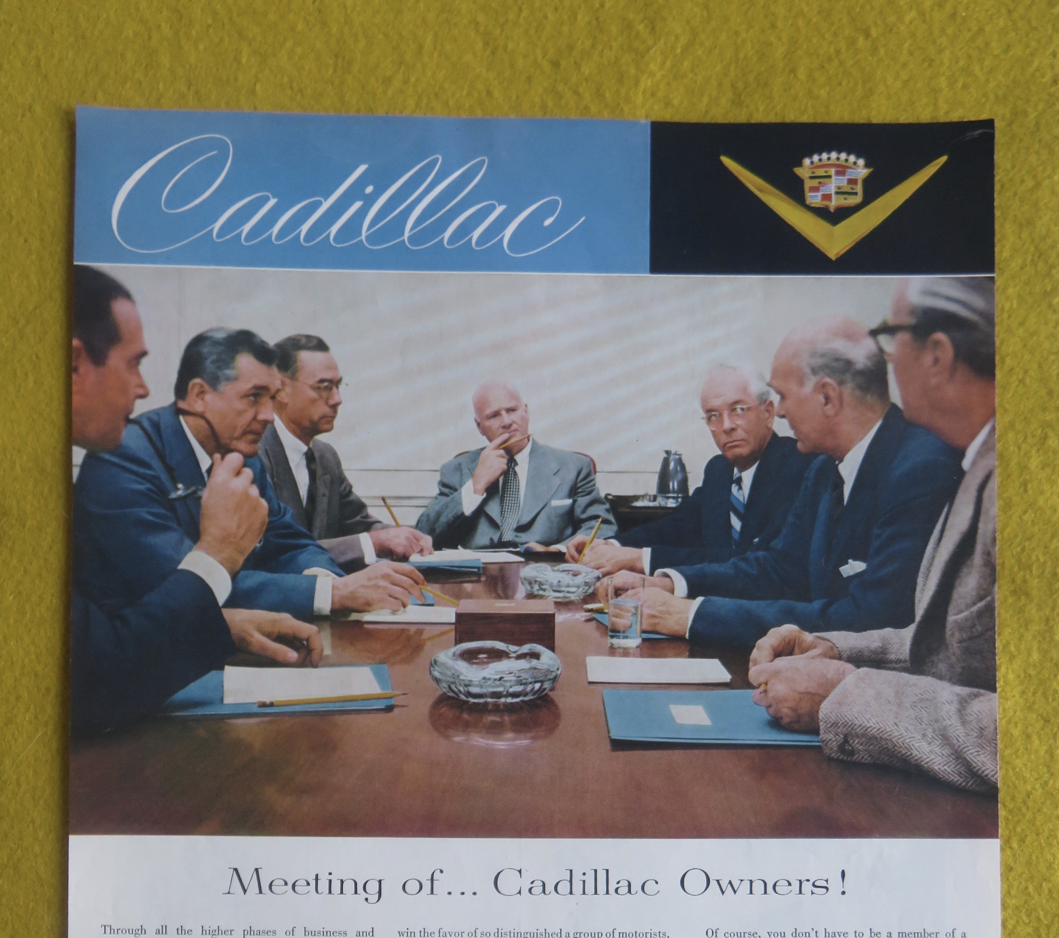 1955 Cadillac Automobile with Cadillac Owners Talking