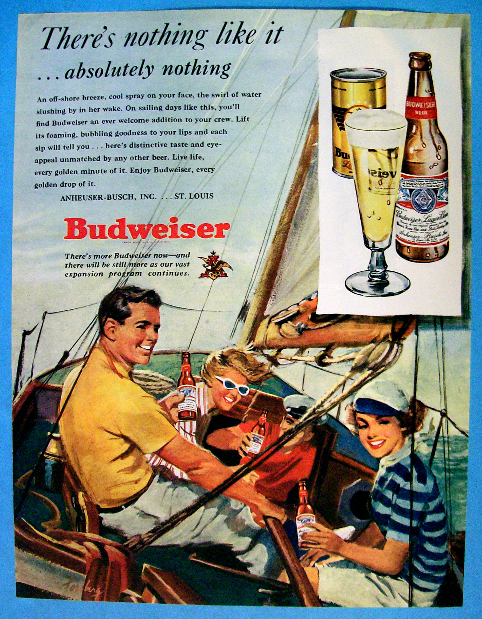 Vintage Ad: 1949 Budweiser Beer